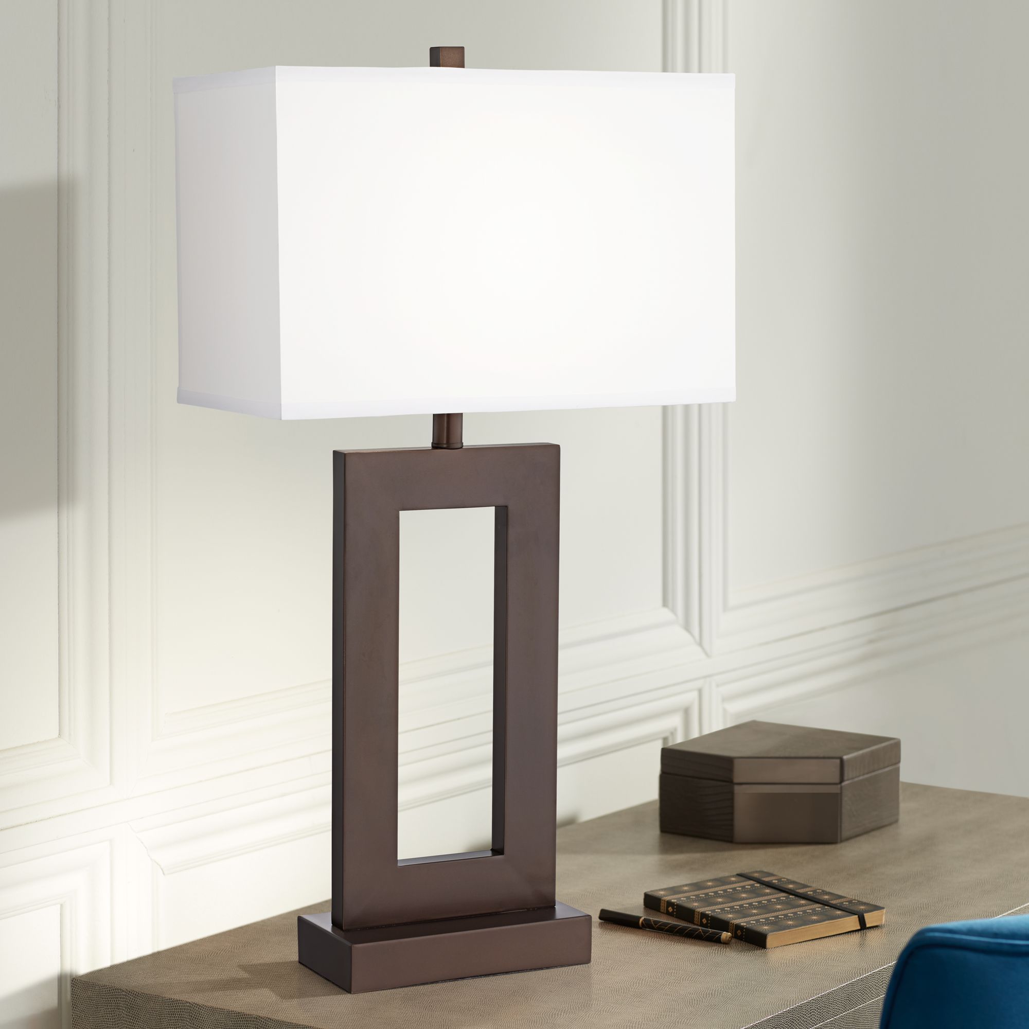 modern bronze table lamp