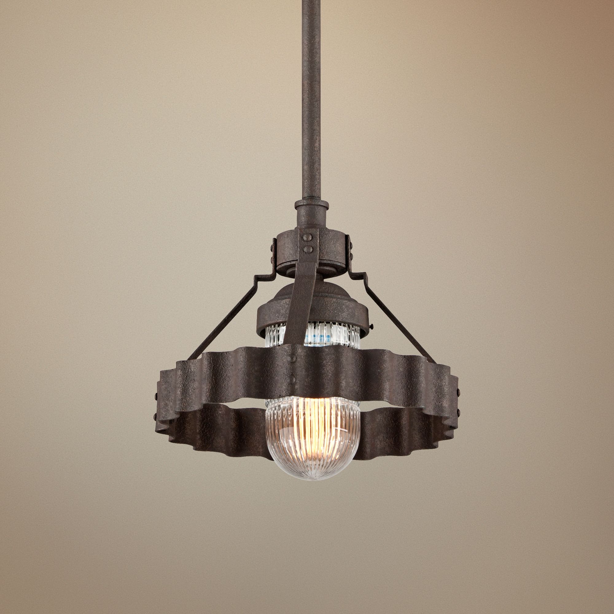 Canary Wharf 11 1/2" Wide Burnt Sienna Outdoor Mini Pendant