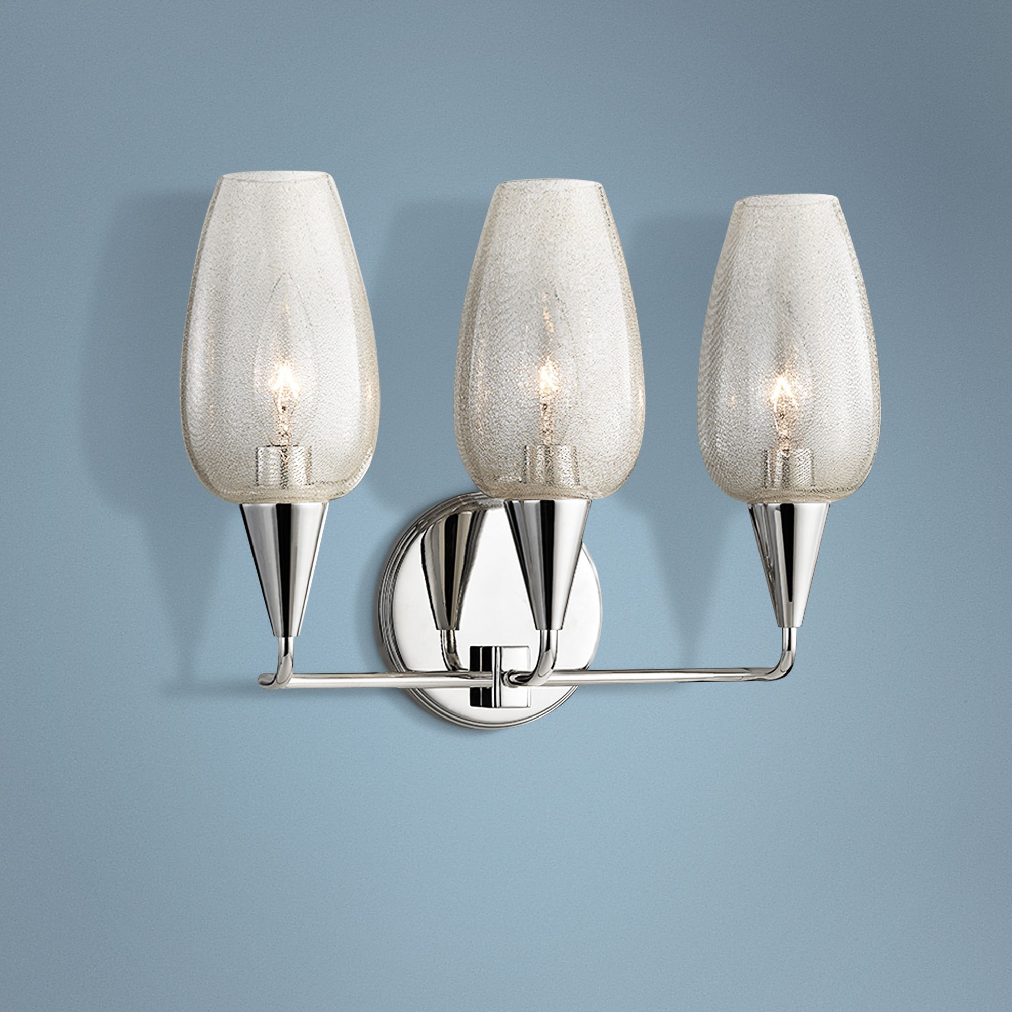 Hudson Valley Longmont 10 1/4"H Polished Nickel Wall Sconce