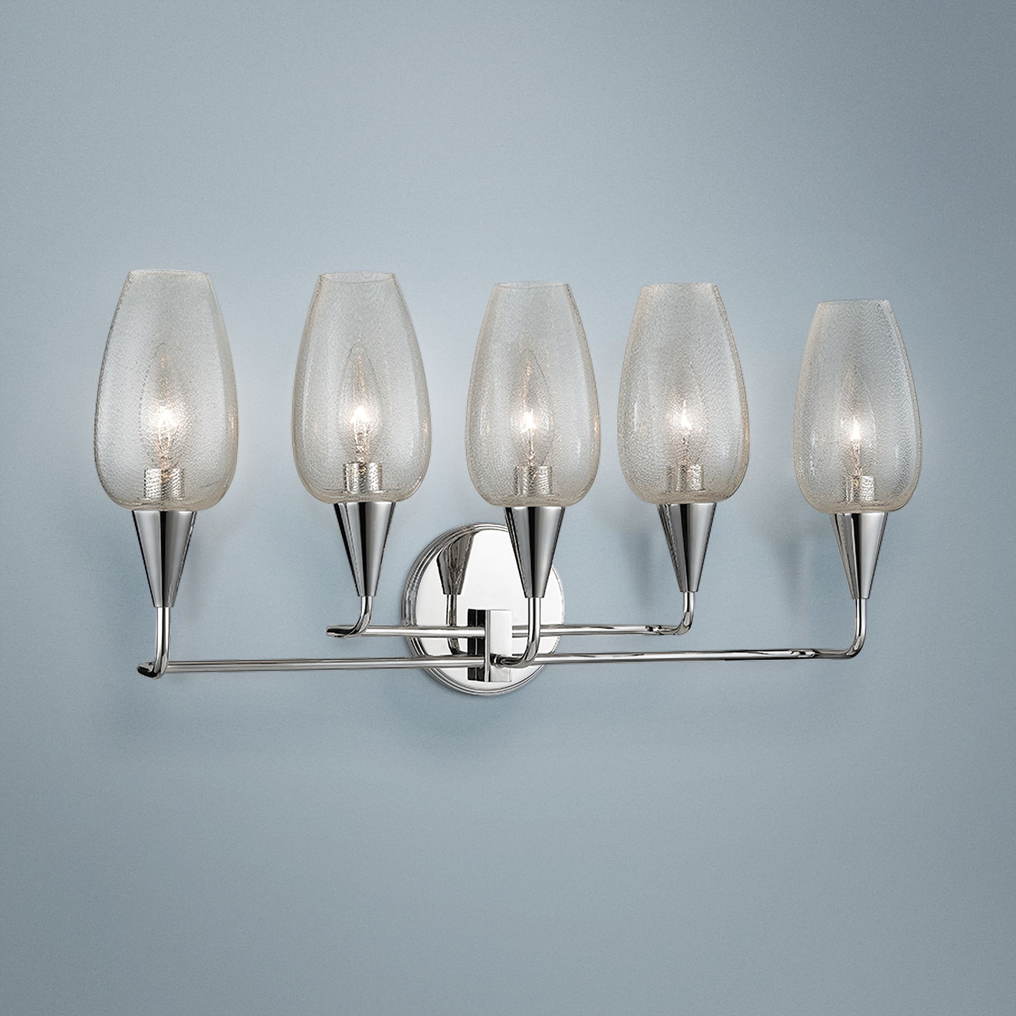 Hudson Valley Longmont 11" High Polished Nickel Wall Sconce