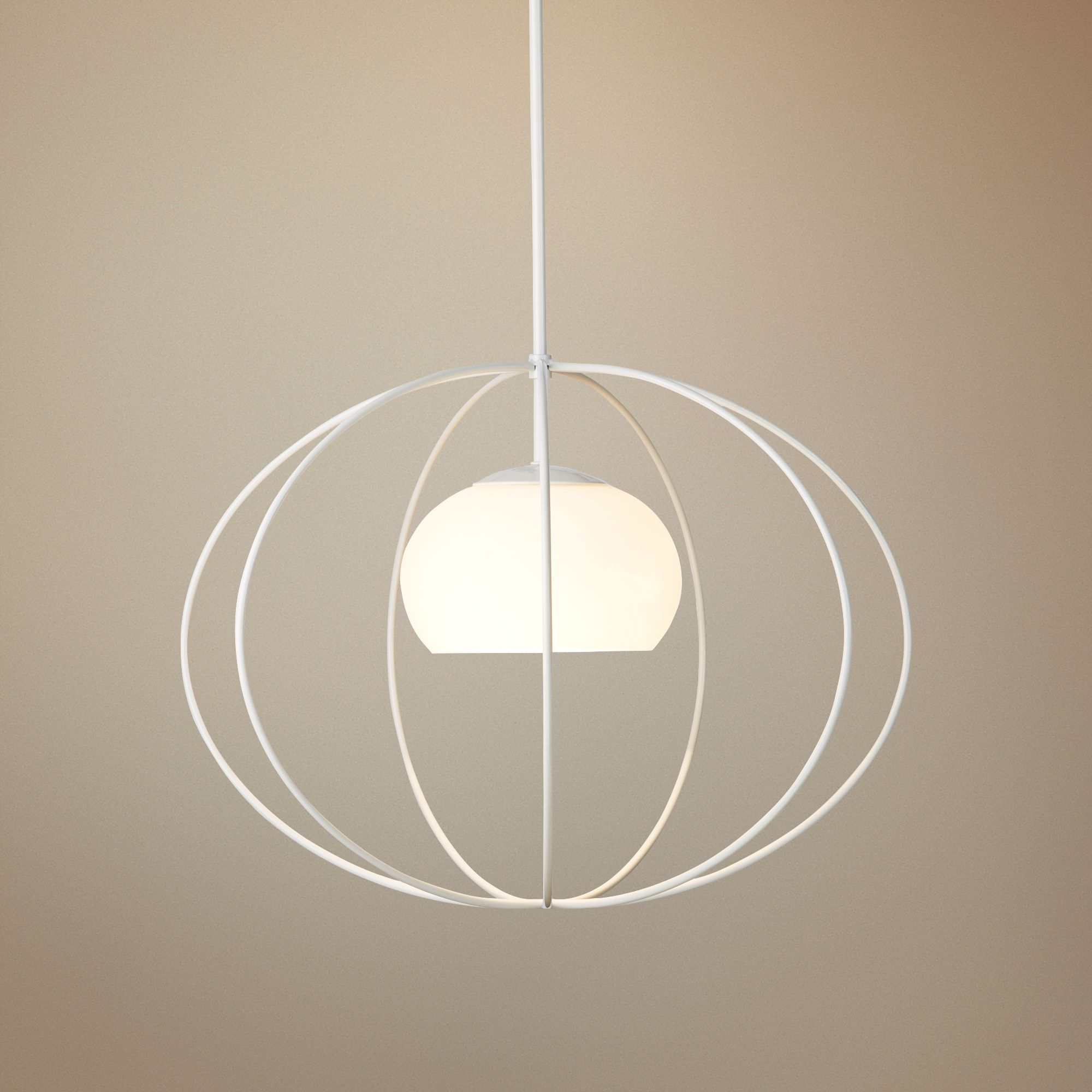 Hubbardton Forge Cadence 20"W Opal Glass Pendant Light