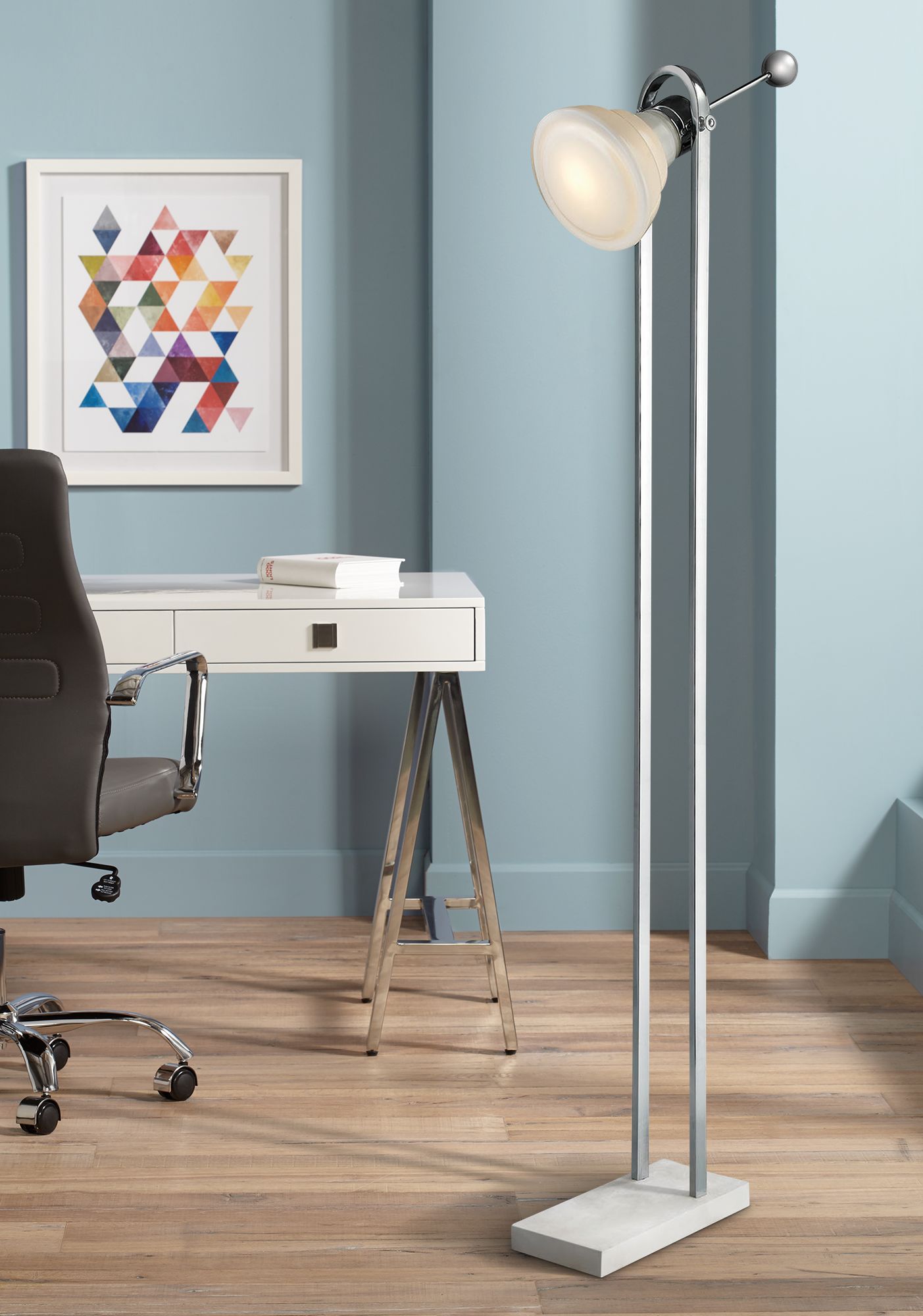 Raywick Vintage Ball Adjustable Floor Lamp