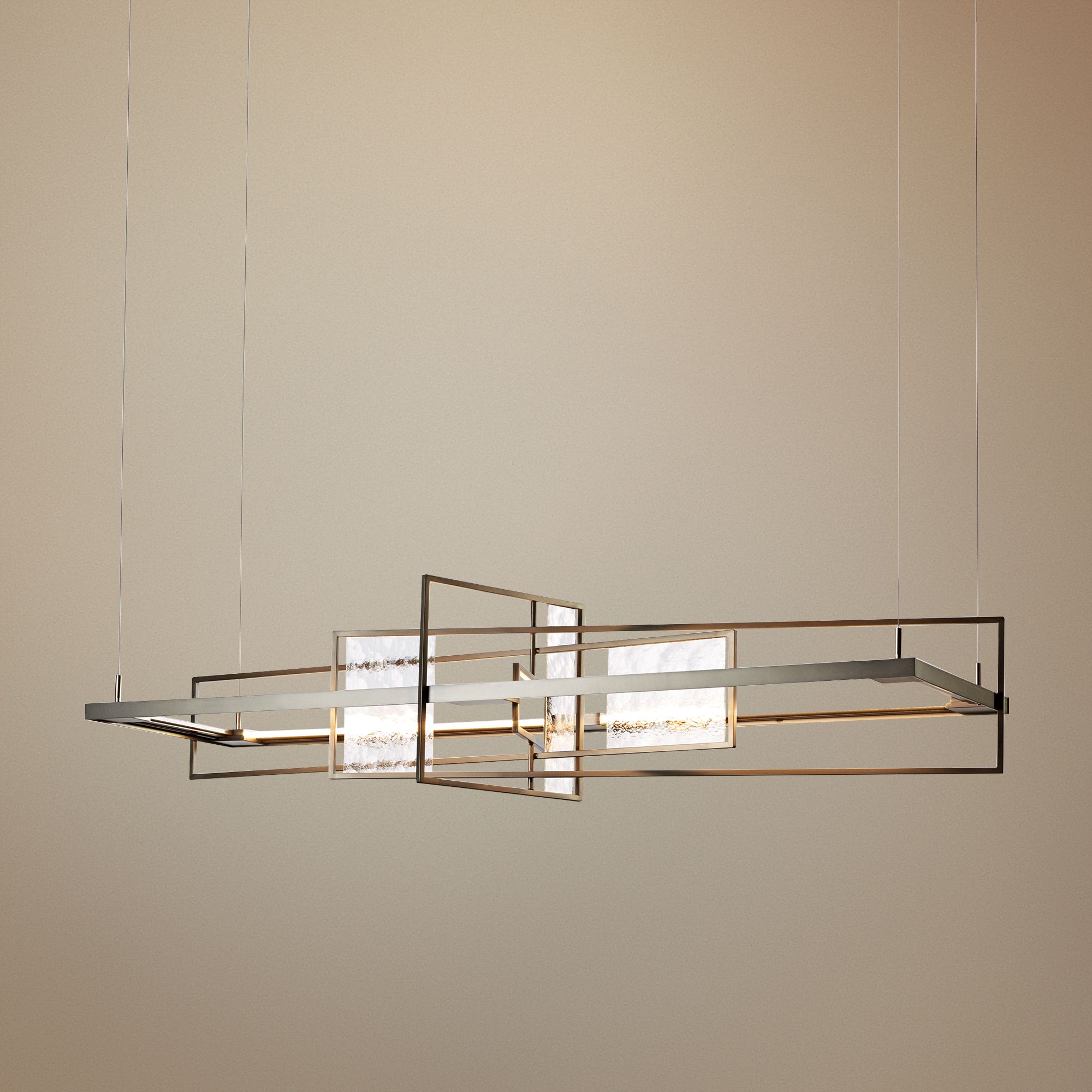 Summer 54 1/4"W Dark Smoke LED Kitchen Island Light Pendant