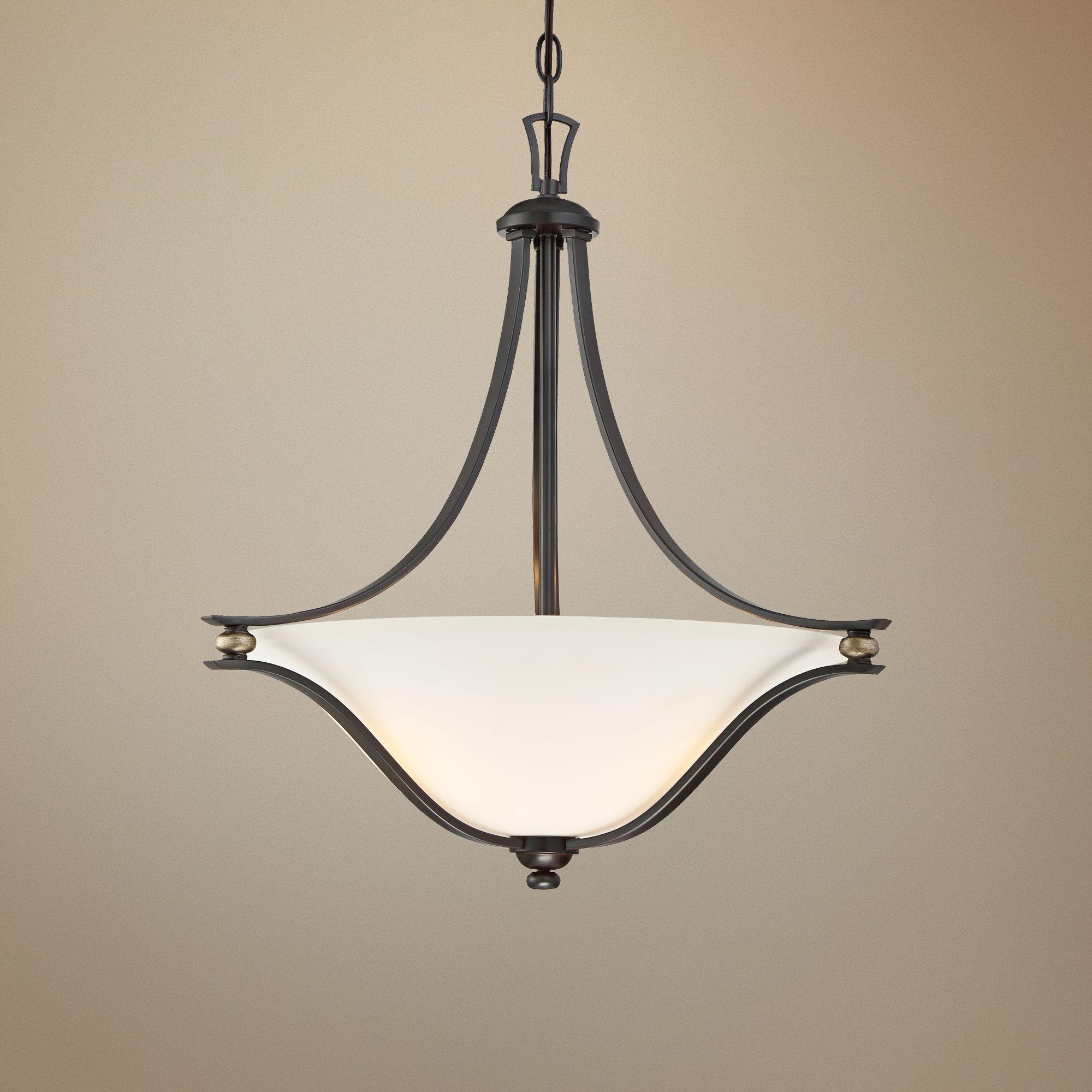 Shadowglen 21 1/4" Wide Castle Bronze Bowl Pendant Light