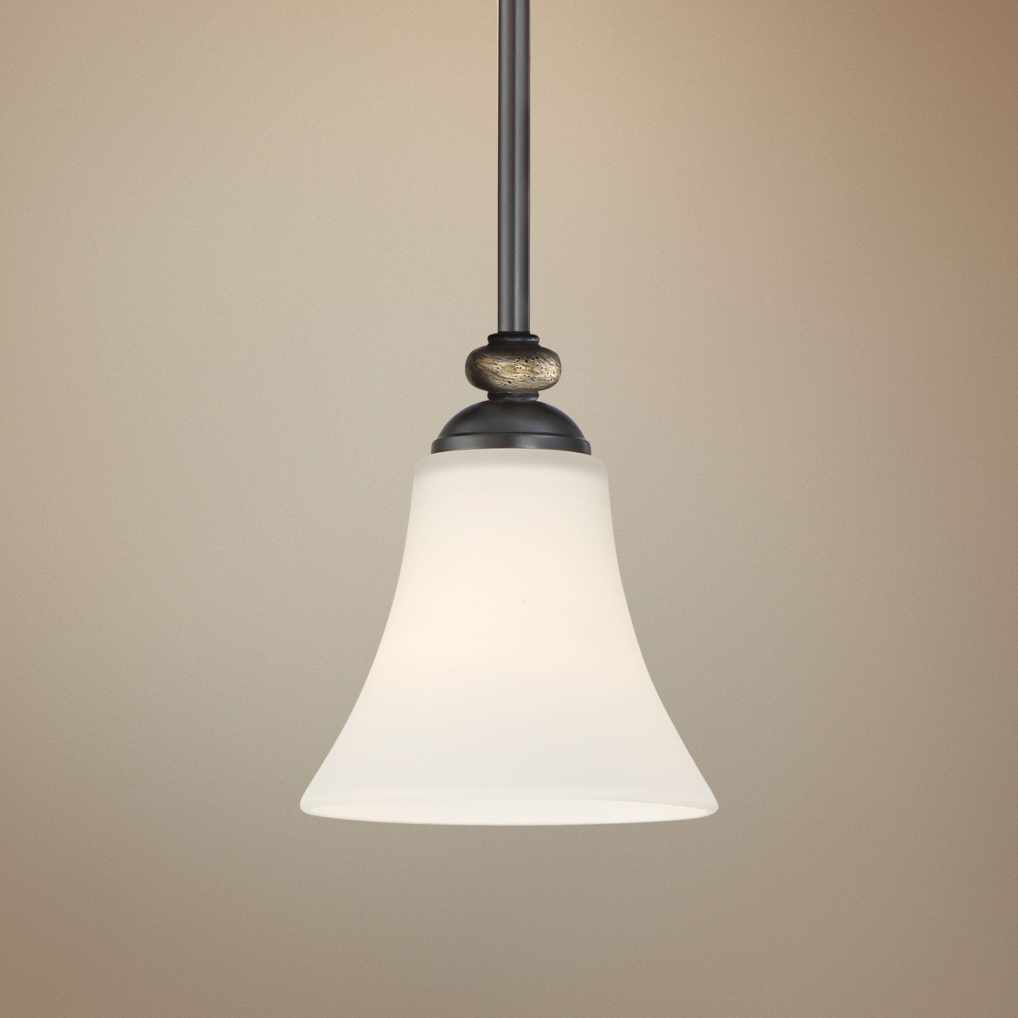 Shadowglen 6 1/4" Wide Castle Bronze Mini-Pendant Light