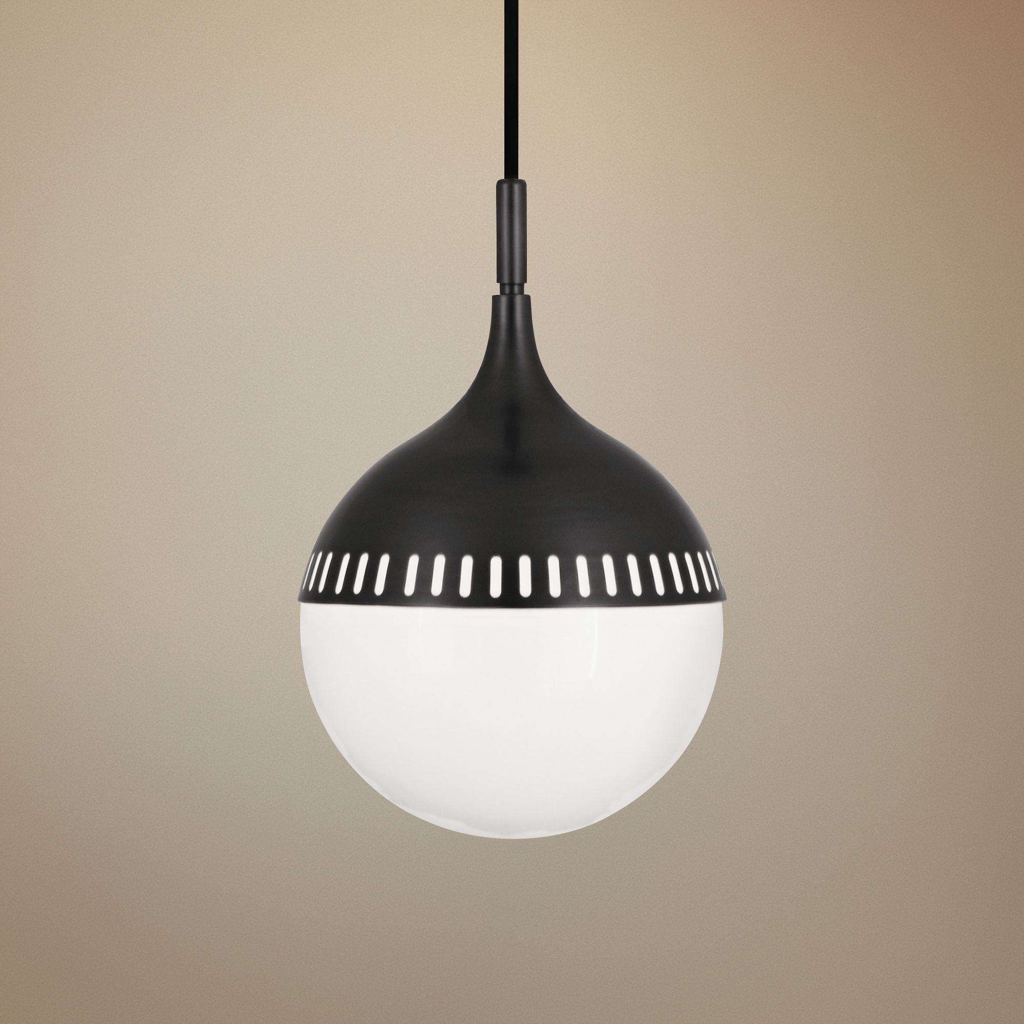 Robert Abbey Jonathan Adler Rio 8" Wide Bronze Mini Pendant