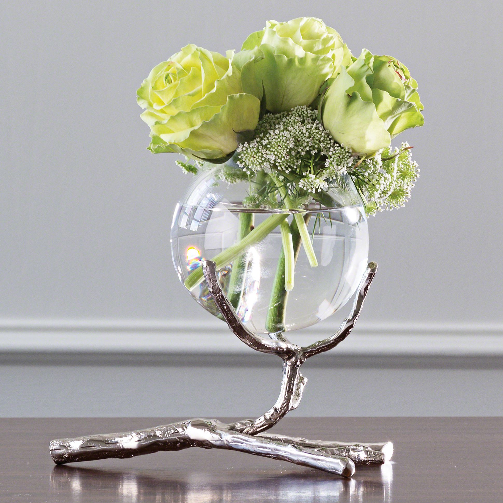 Limber 8" Wide Twig Vase Flower Holder