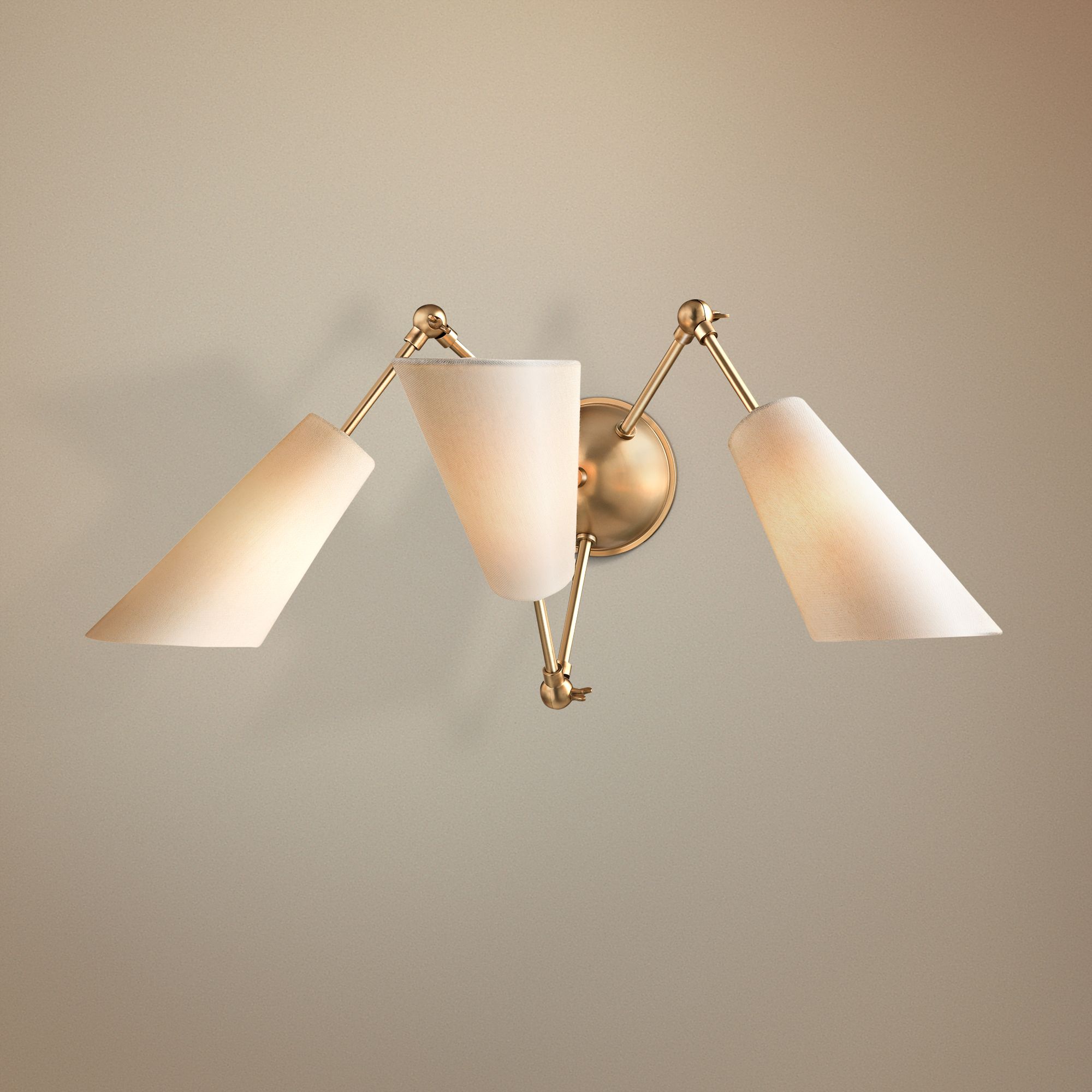 Hudson Valley Buckingham 11 1/2"H Aged Brass Wall Sconce