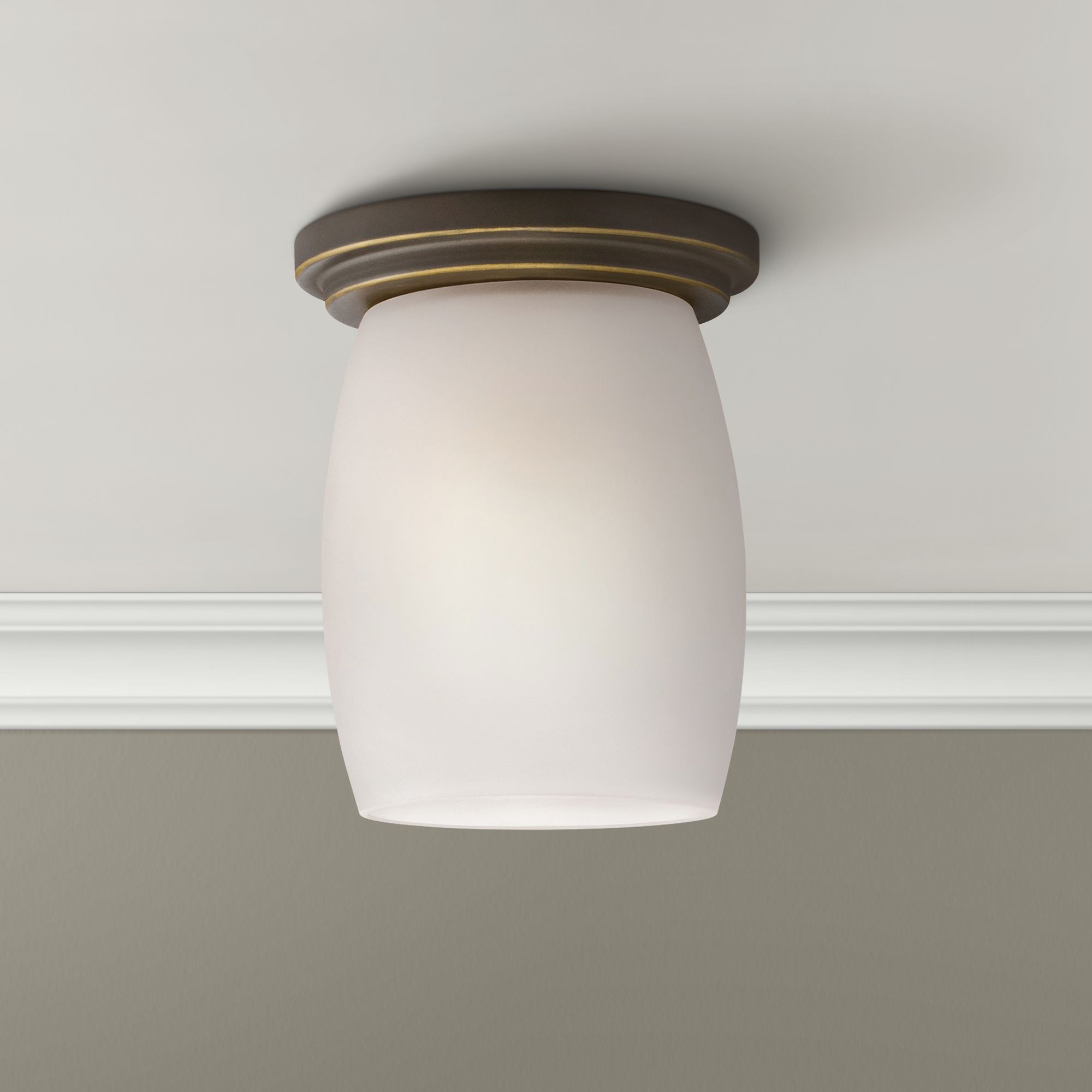 Kichler Eileen 5" Wide Olde Bronze Ceiling Light