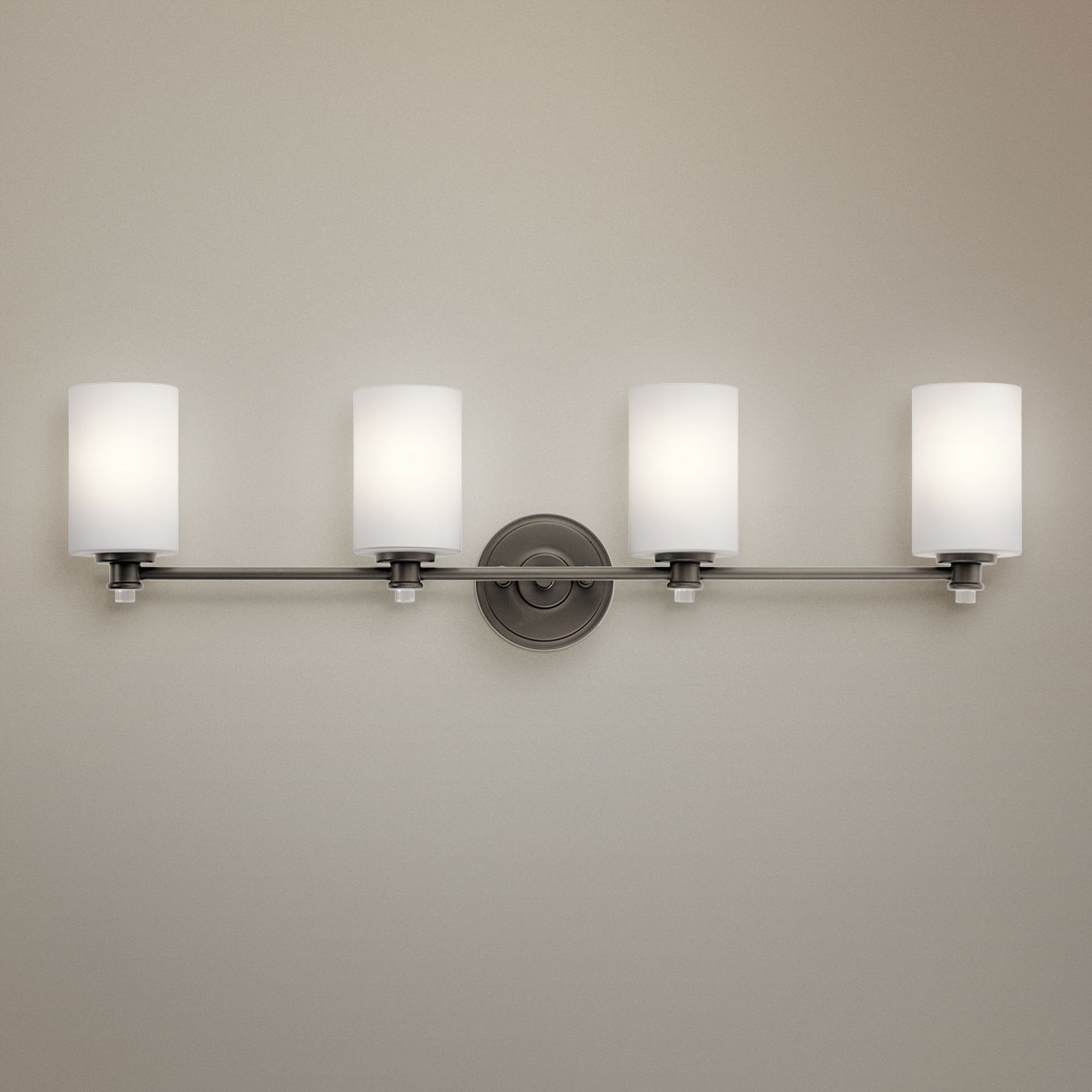 Kichler Joelson 4-Light 34" Wide Olde Bronze Bath Light