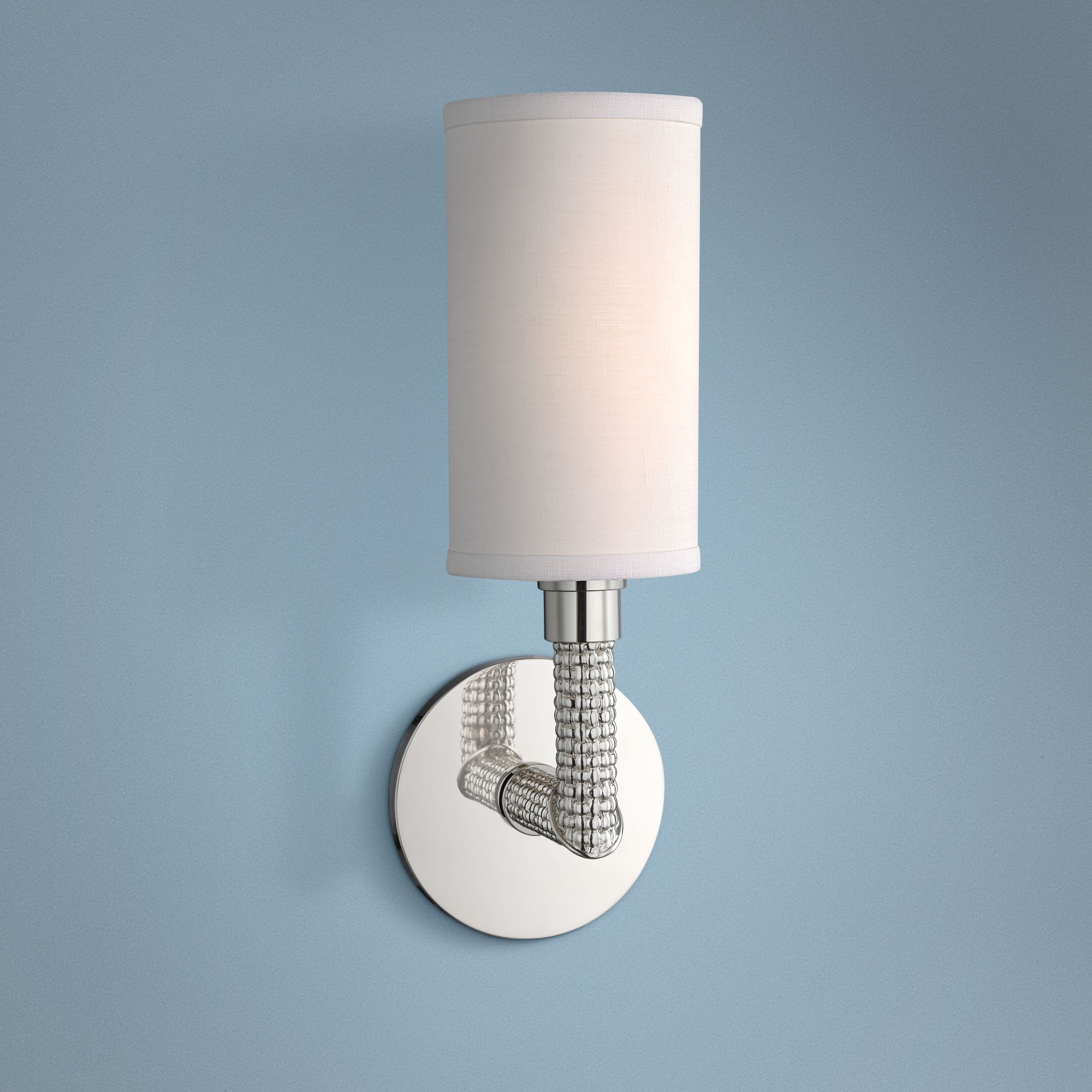 Hudson Valley Dubois 13"H Polished Nickel Wall Sconce