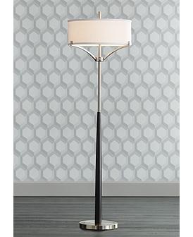 Featured image of post Mid Century Modern Black Floor Lamp : Putting it together was simple, though the three pole sections do not align exactly.