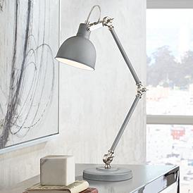 Pewter Task Reading Desk Lamps Lamps Plus