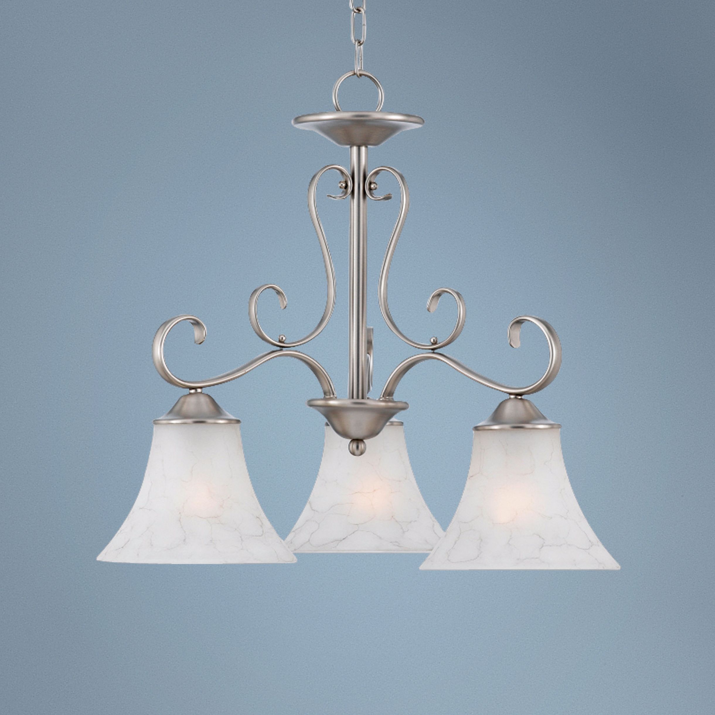 Duchess Antique Nickel Finish 23" Wide Chandelier