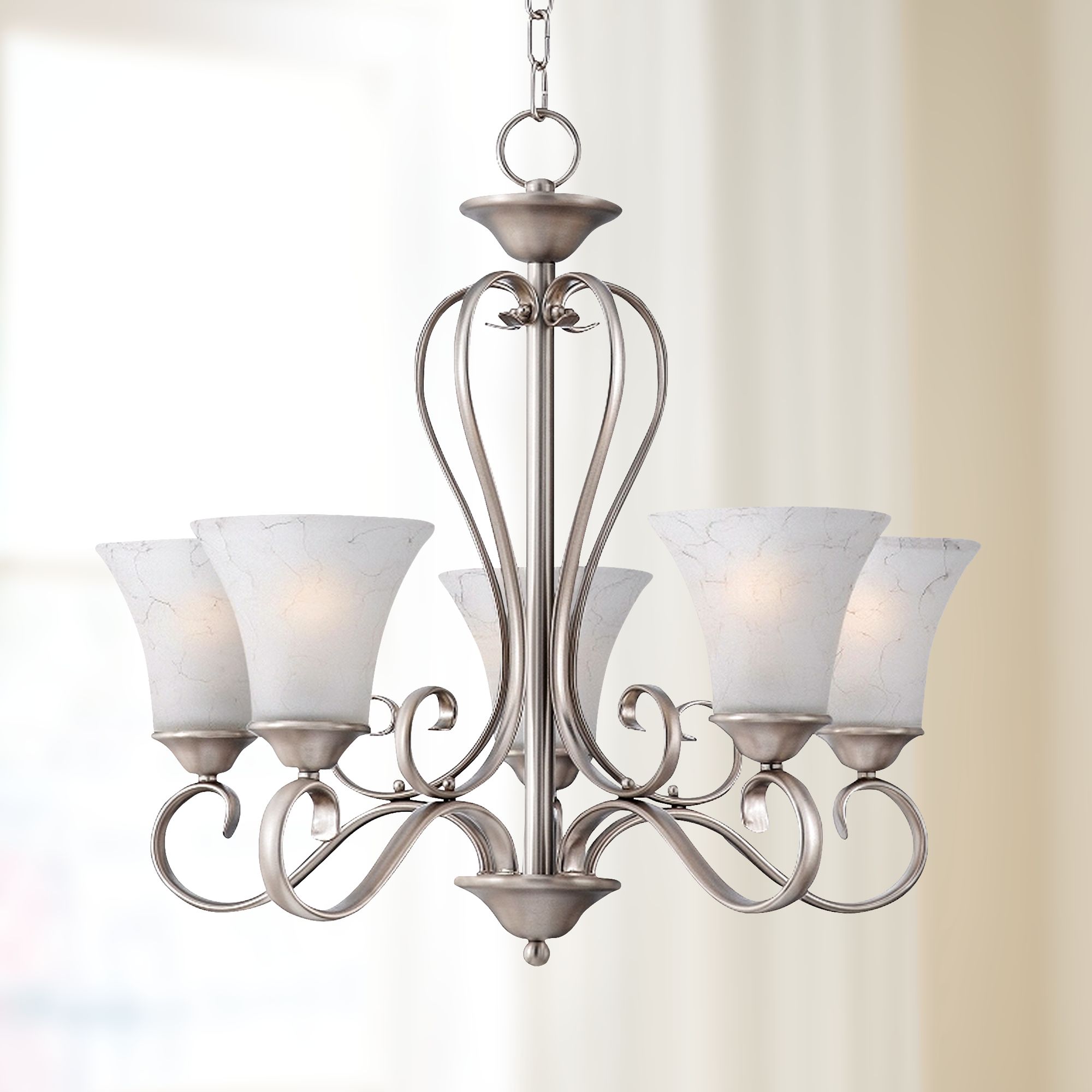 Duchess Antique Nickel Finish 24 1/2" Wide Chandelier