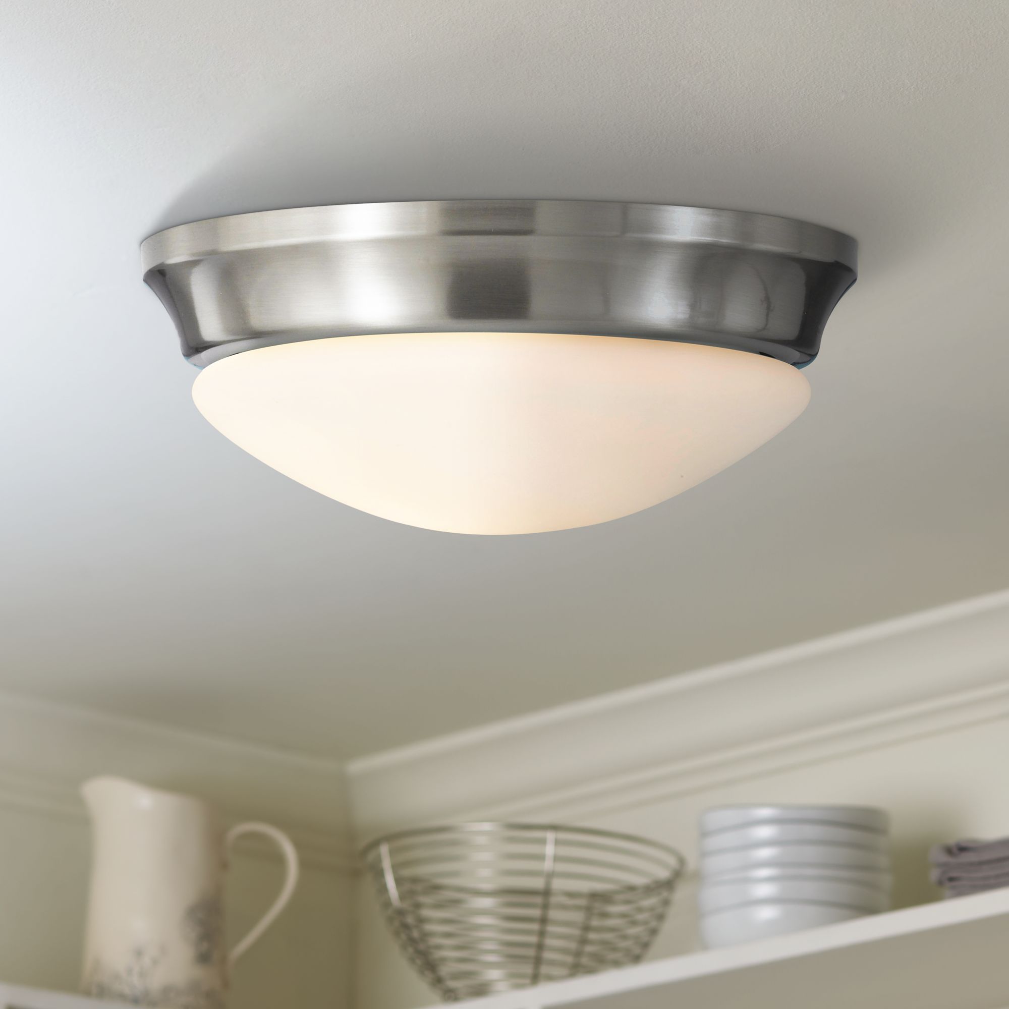 Feiss Barrington 16 1/2" Diameter Flushmount Ceiling Fixture