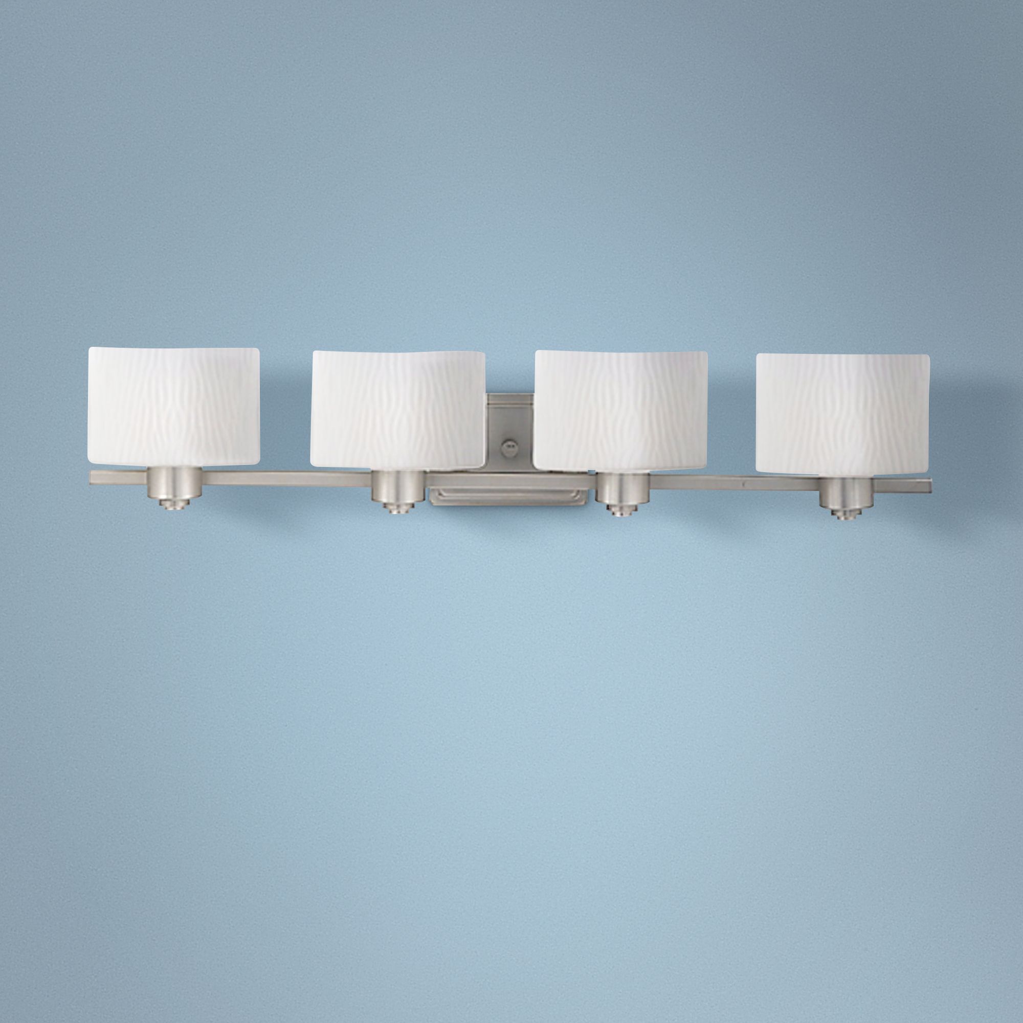 Pacifica Collection 33 1/2" Wide Four Light Bathroom Fixture