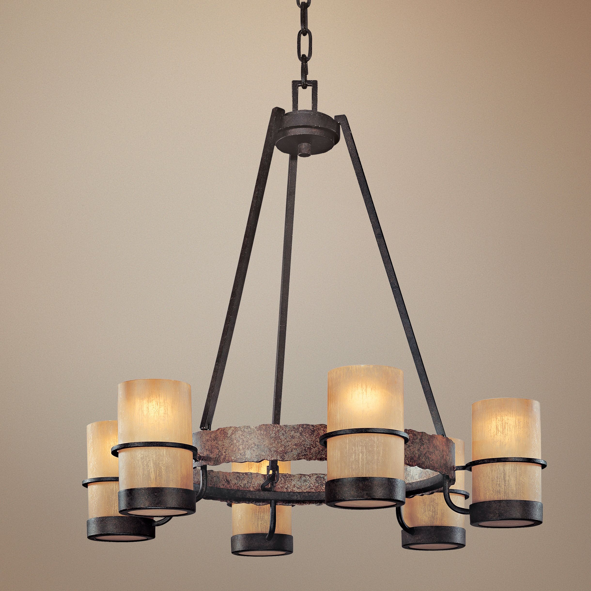 Jabandi Collection 28" Wide 6-Light Chandelier