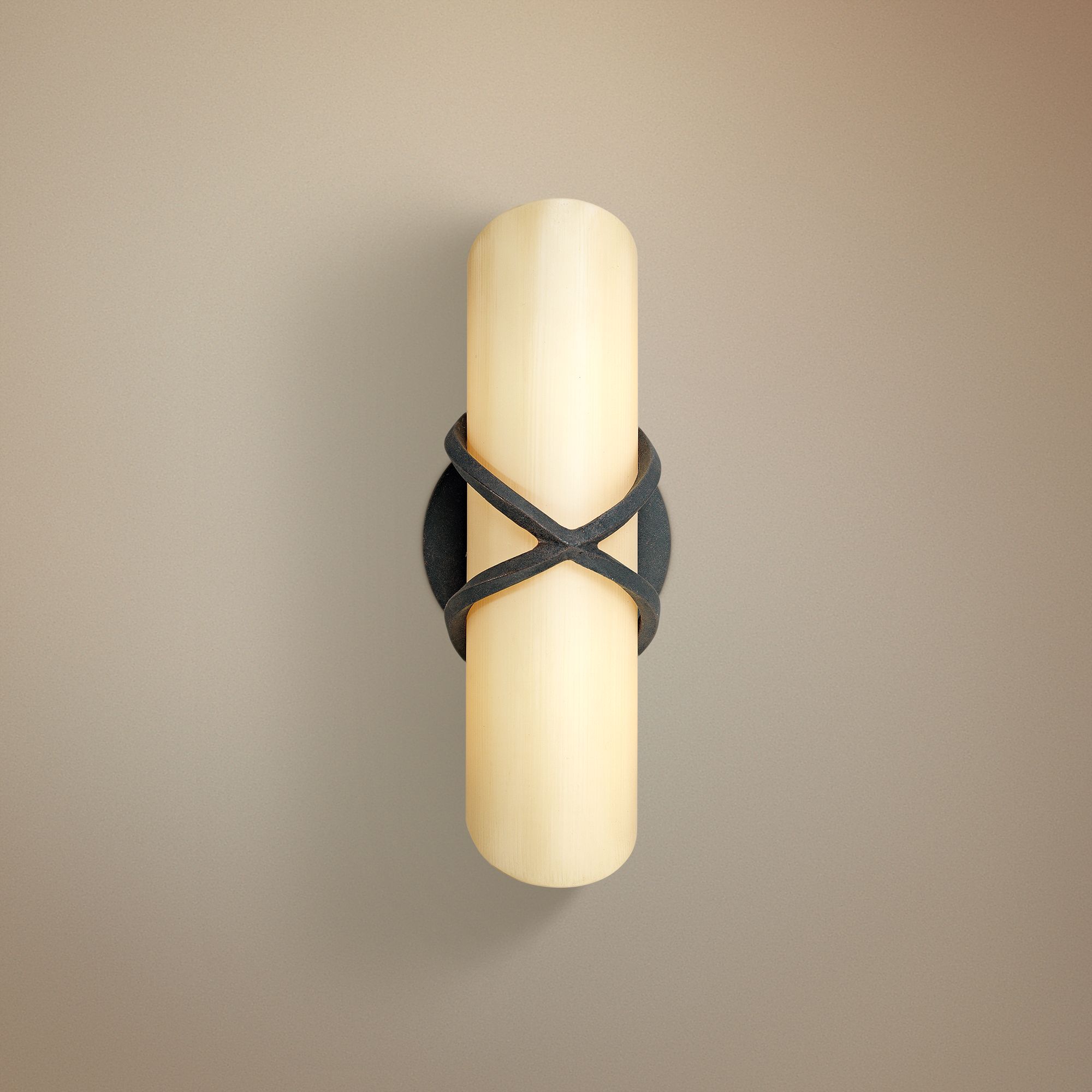 Roxbury French Iron 11 1/2" High Bath Sconce