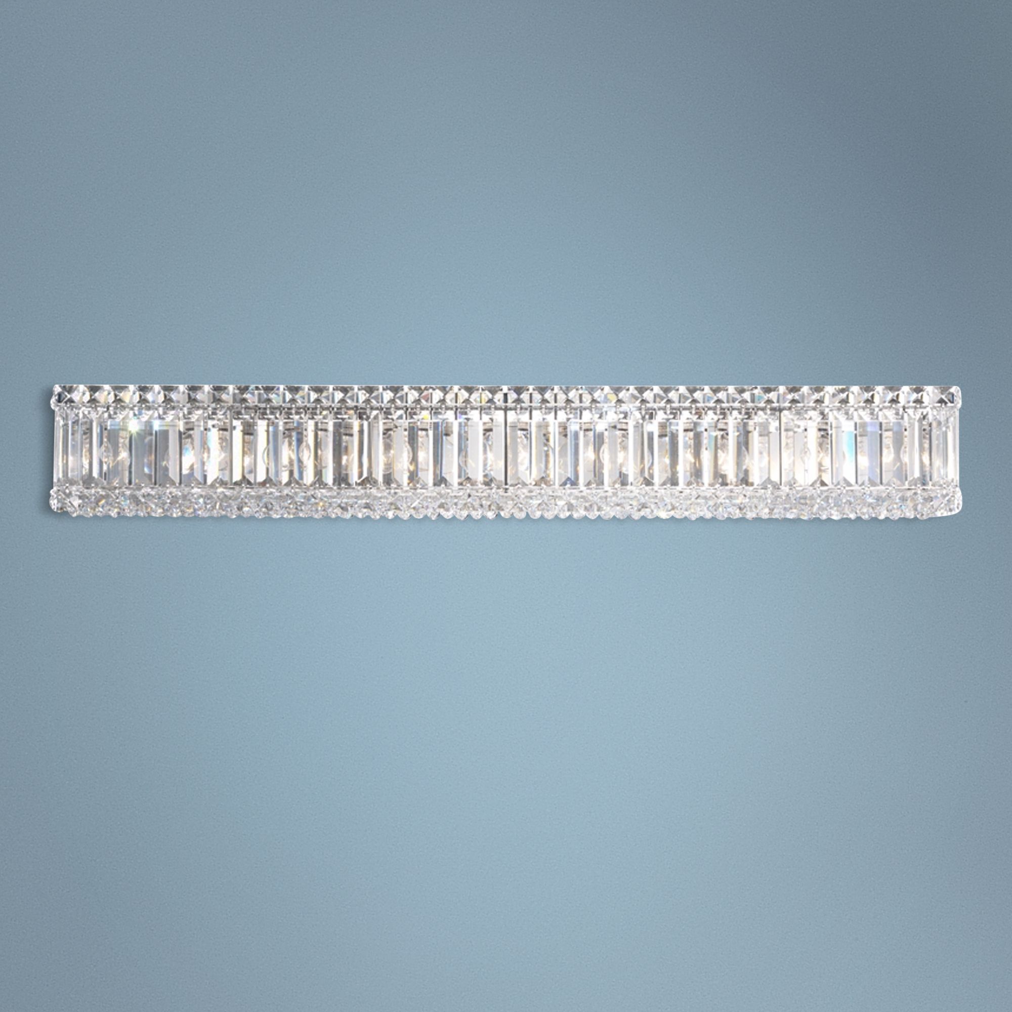 Schonbek Quantum Collection 35 1/2" Wide Crystal Bath Light