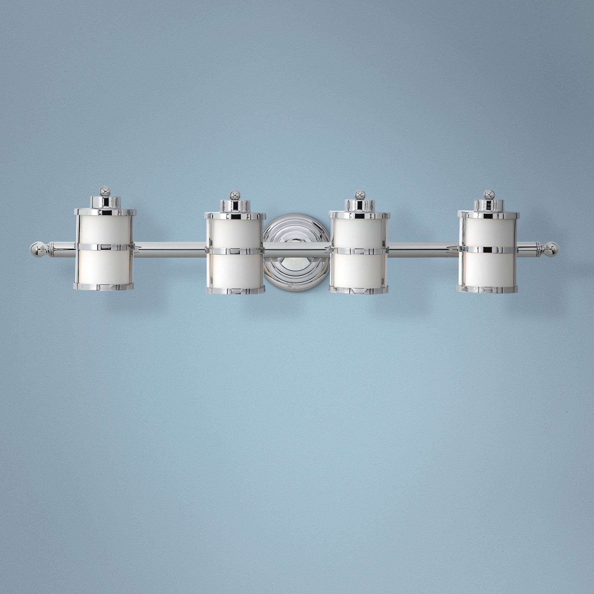 Tranquil Bay Collection 34" Wide Bathroom Light Fixture