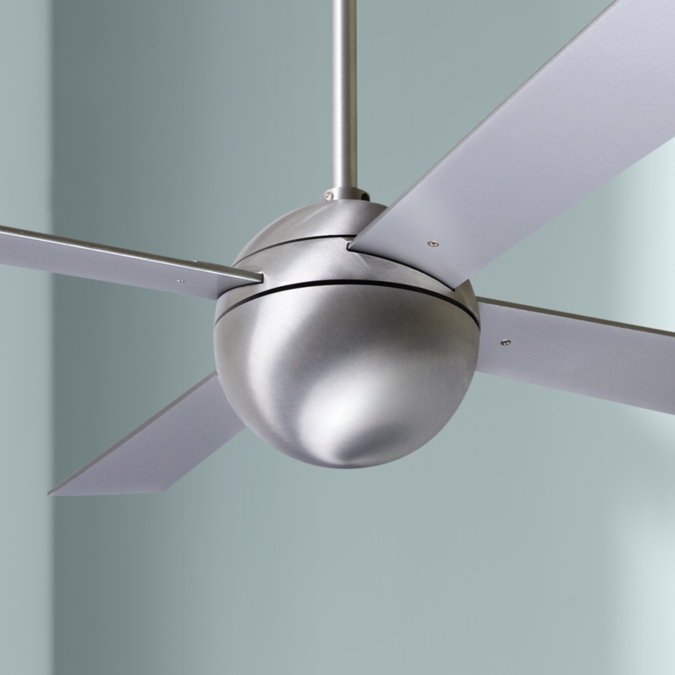 42" Modern Fan Aluminum Finish Ball Ceiling Fan   #J9280