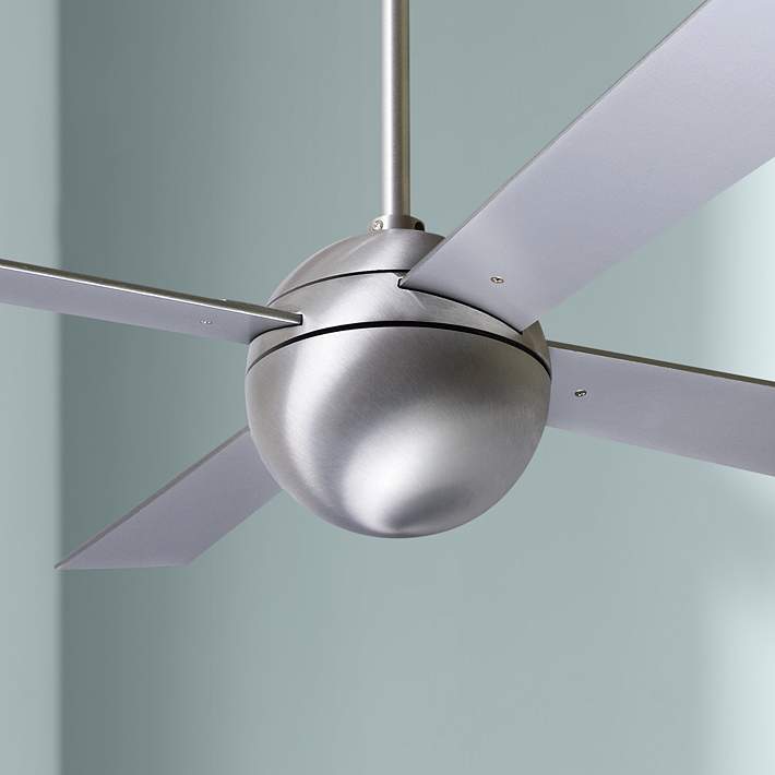 42 Modern Fan Aluminum Finish Ball Ceiling Fan J9280 Lamps Plus