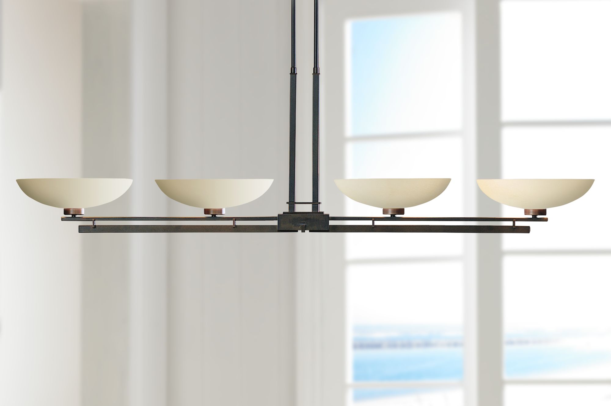 Hubbardton Forge Trestle 4-Light Pendant Chandelier