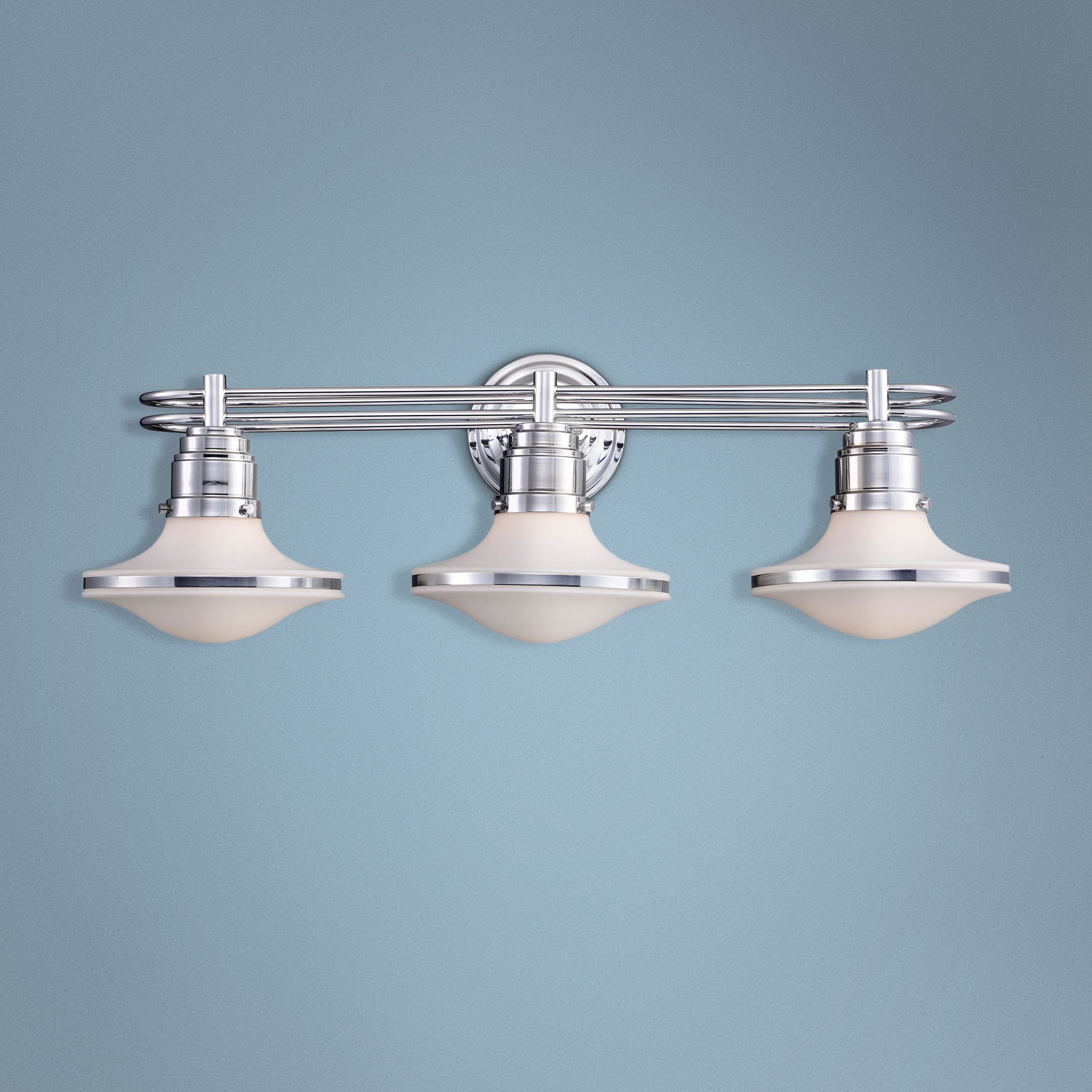 Retrospectives Collection 28" Wide Bathroom Wall Light