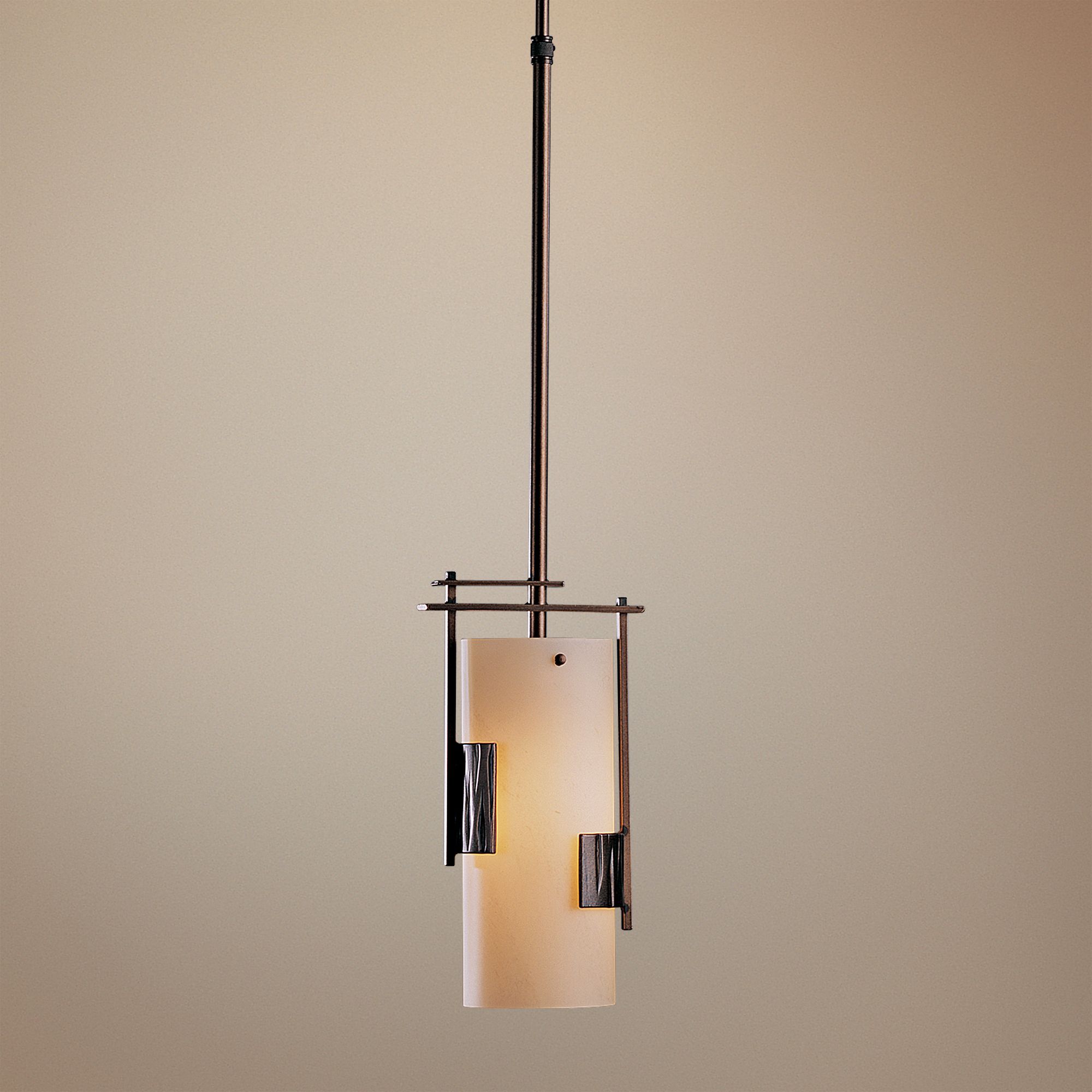 Hubbardton Forge Contemporary Bronze 6" Wide Mini Pendant