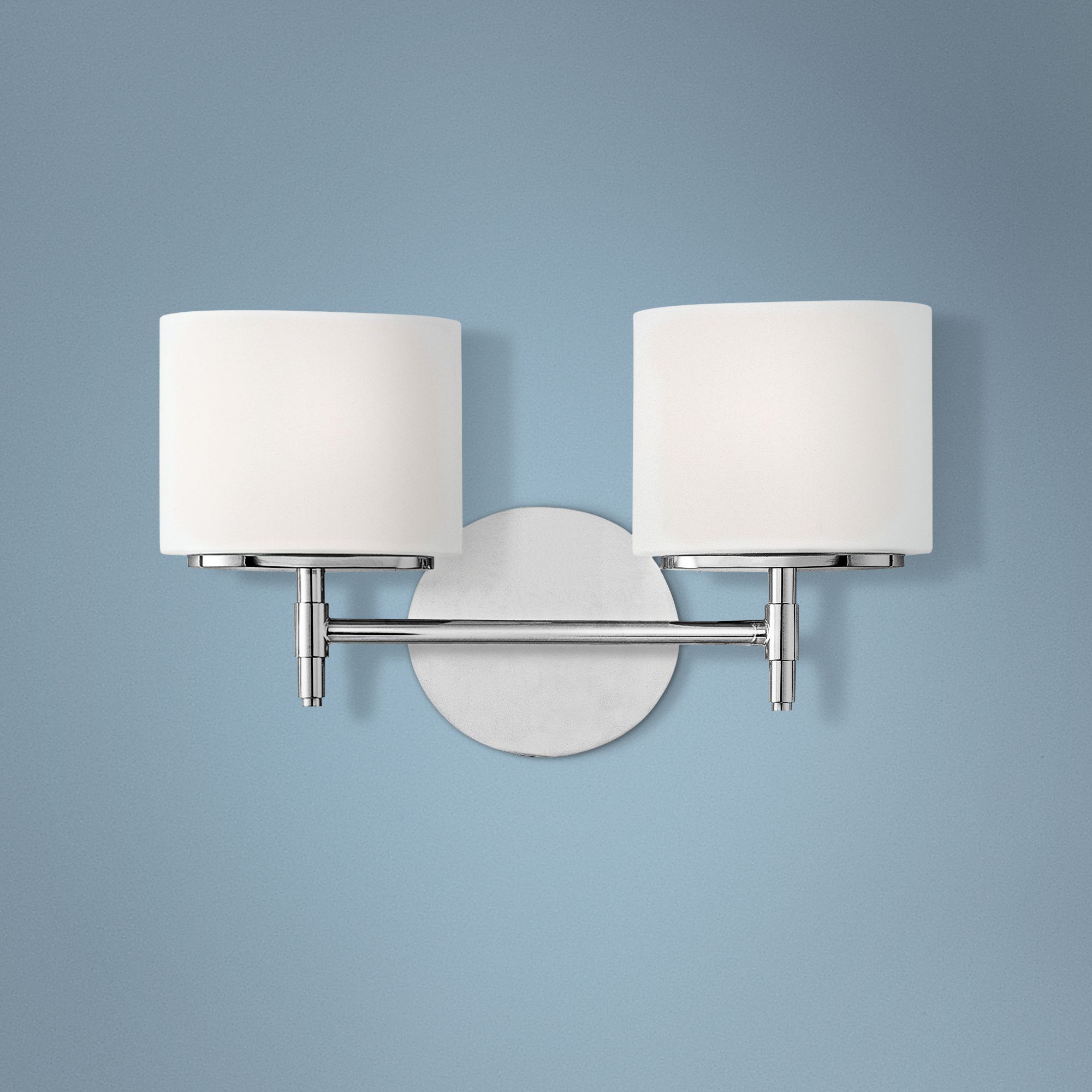 Hudson Valley Trinity 2-Light 13 3/4"W Chrome Bath Light