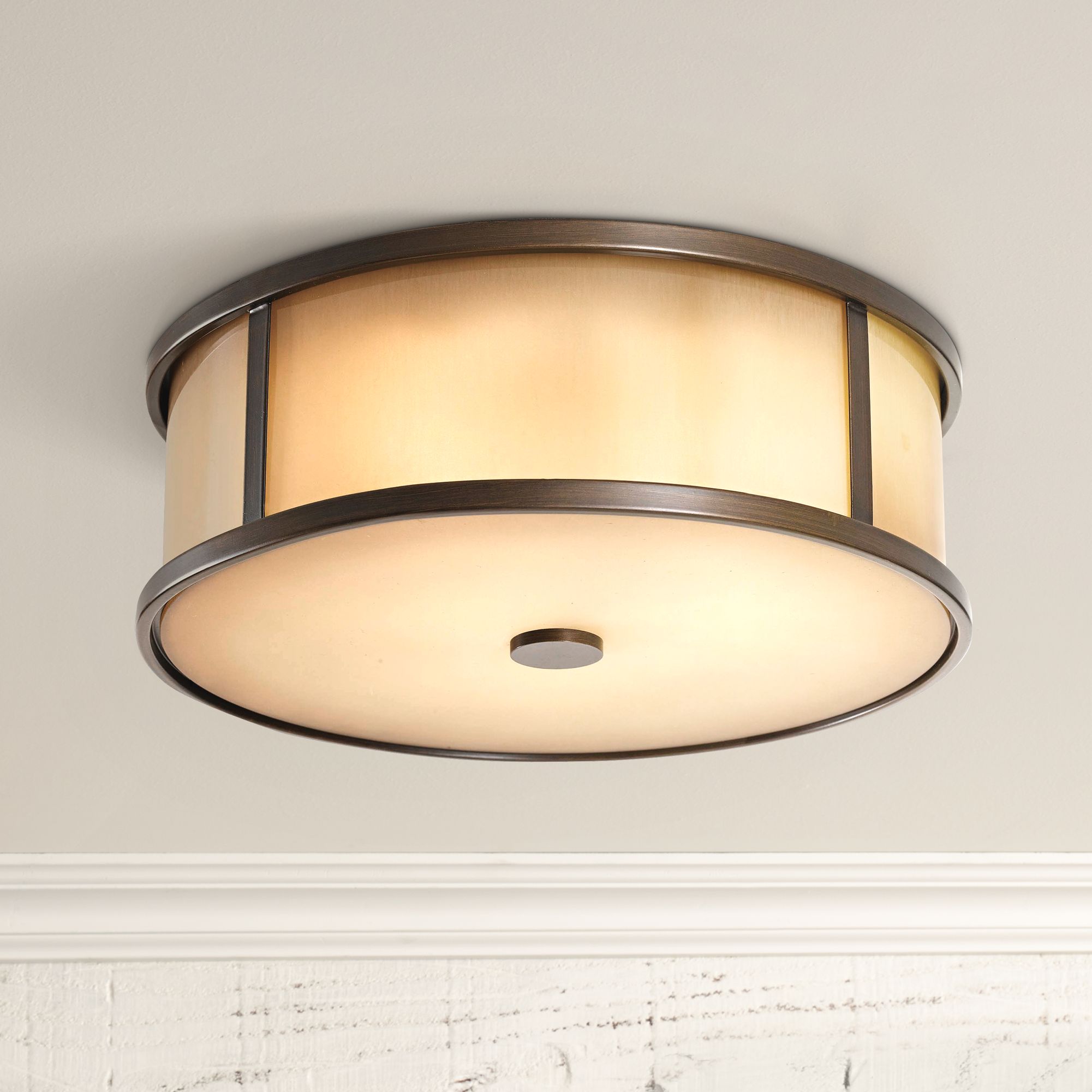 Feiss Dakota 14" Wide Indoor - Outdoor Ceiling Light