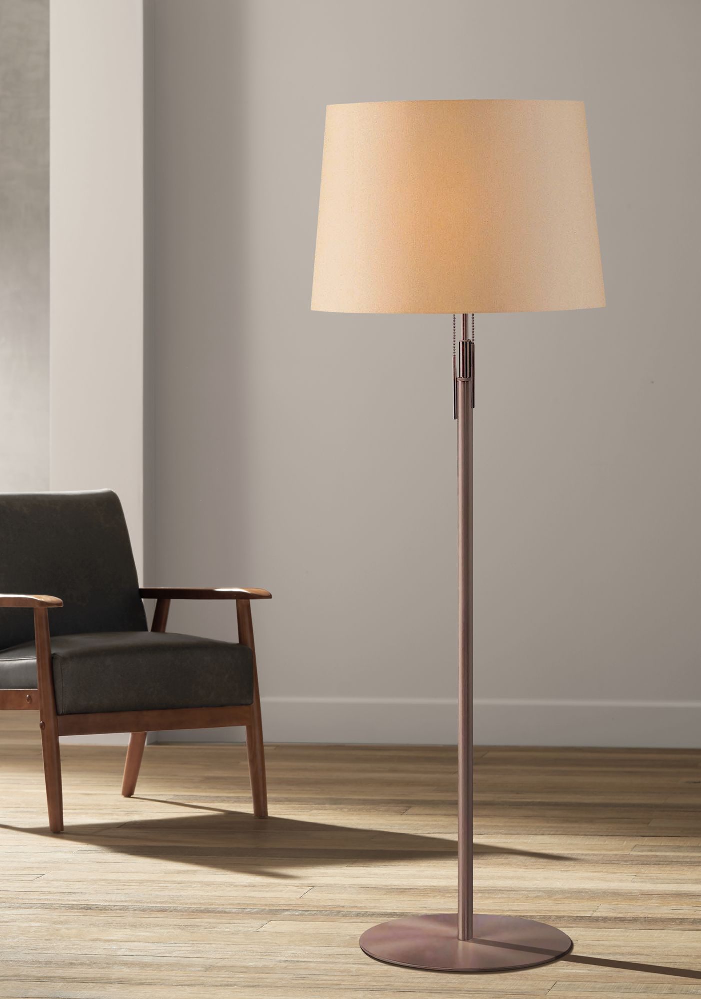 Holtkoetter Old Bronze Illuminator Kupfer 6 Way Floor Lamp