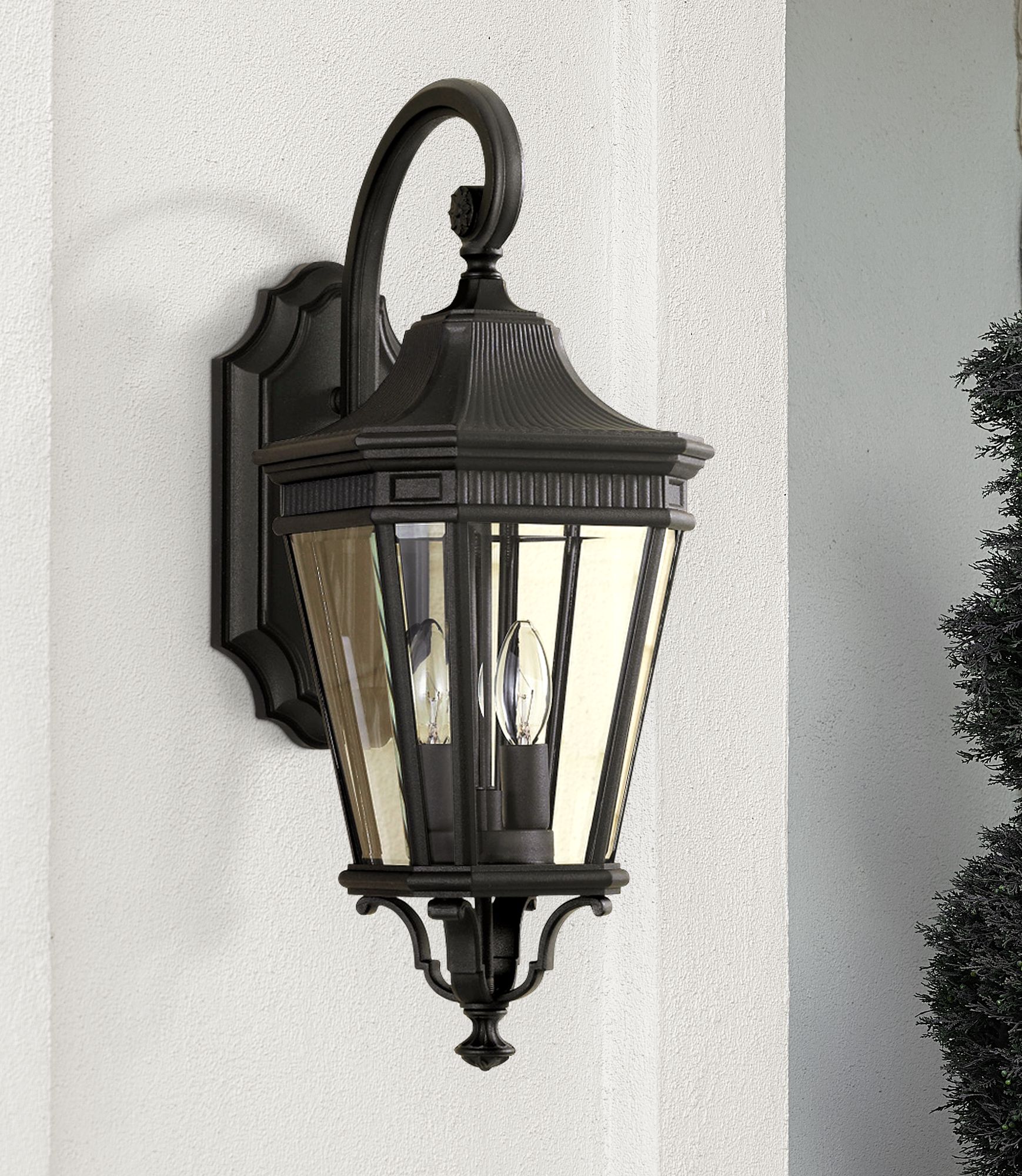 Feiss Cotswold Lane 20 1/2"H Black Outdoor Wall Light