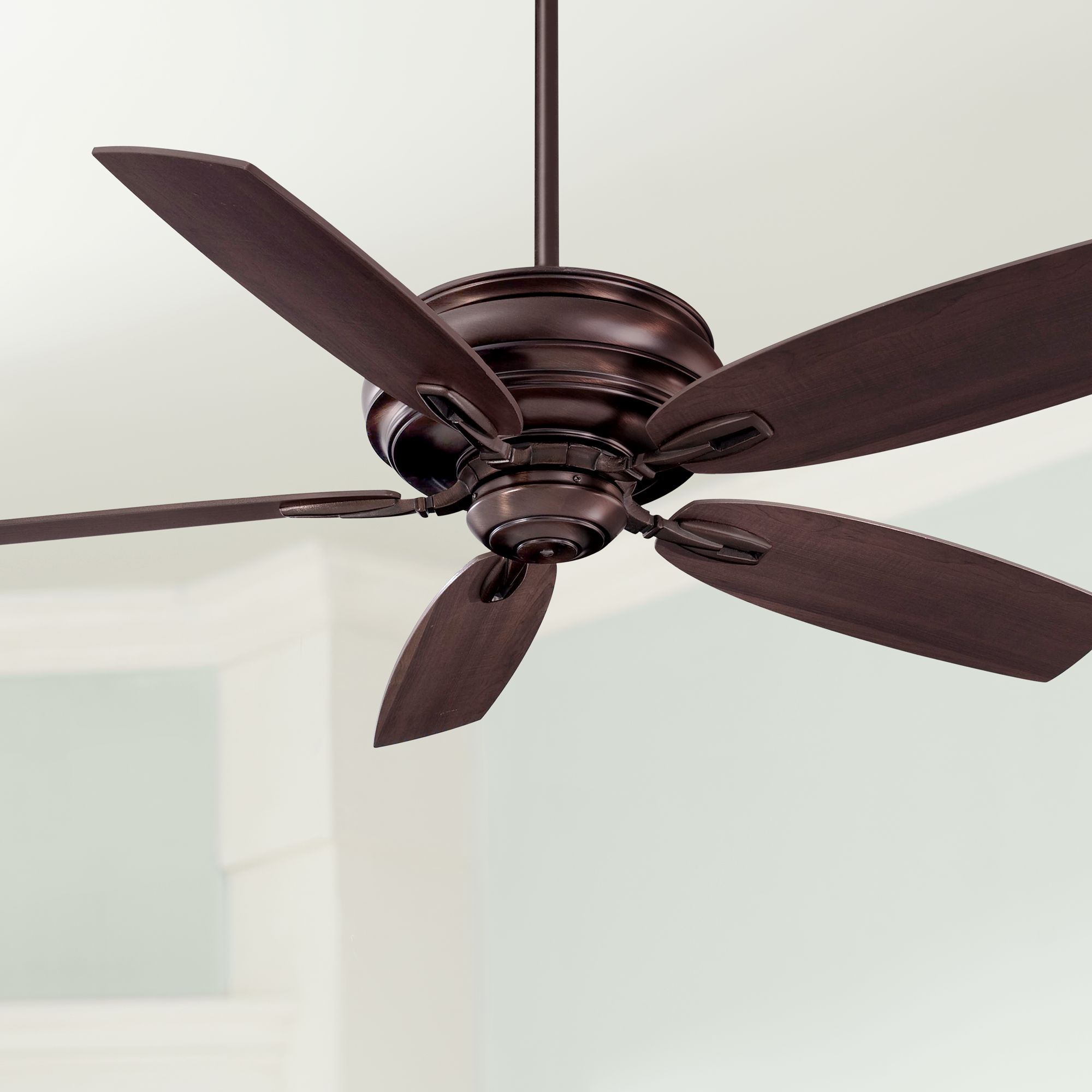 54" Minka Aire Timeless Dark Brushed Bronze Ceiling Fan