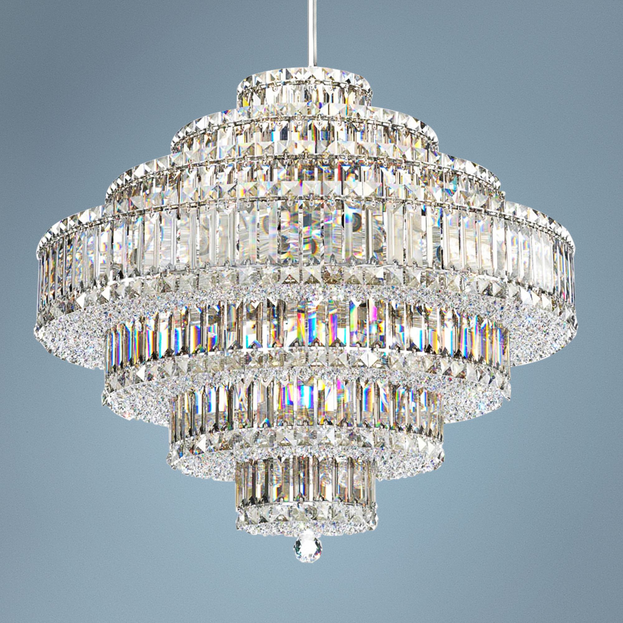 Schonbek Plaza 27 1/2"W Spectra Crystal Pendant Chandelier