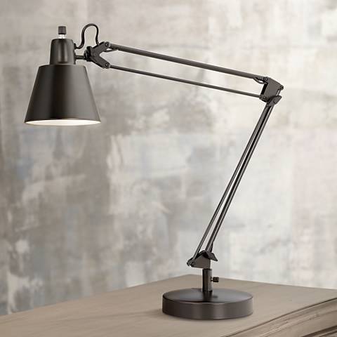 Udbina Bronze Adjustable Architect's Desk Lamp - #P5453 ...