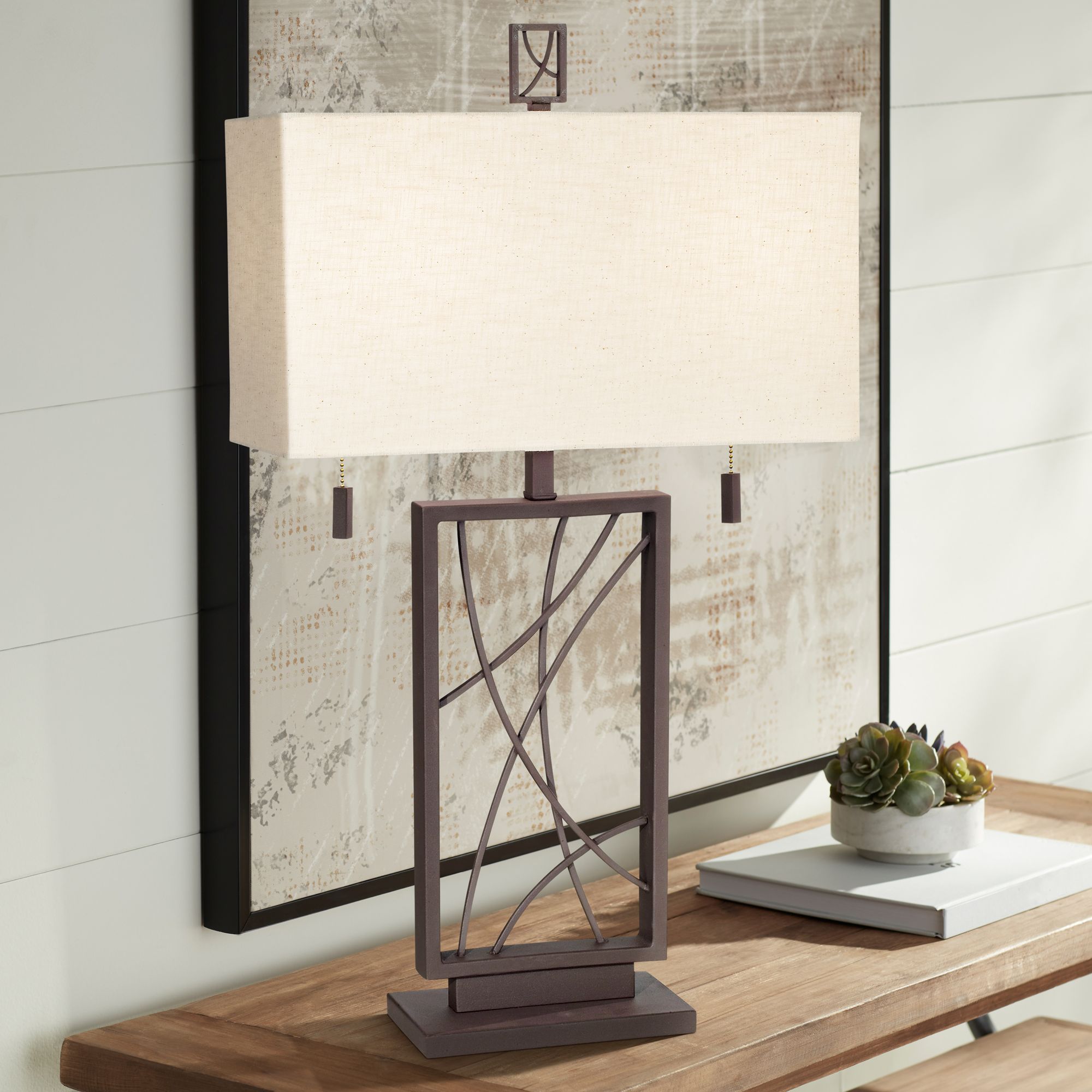 Crossroads Open Base Table Lamp