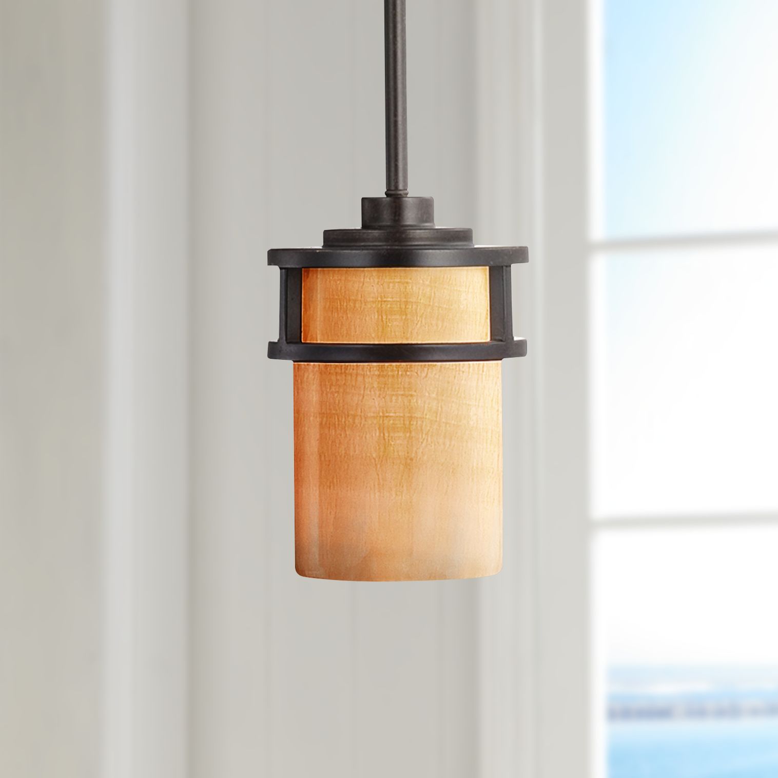 Kyle Imperial Bronze Mini Pendant Light