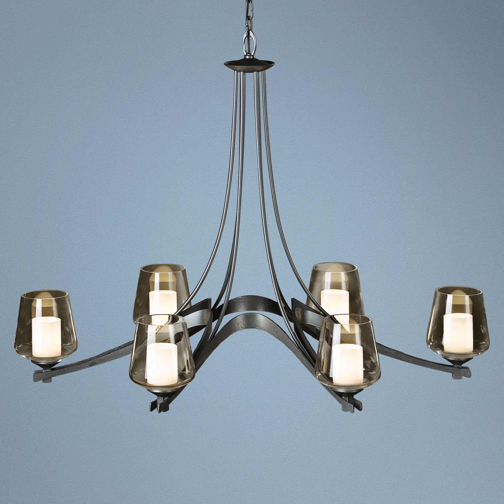 Hubbardton Forge Ribbon Collection 38 1/2" Wide Chandelier