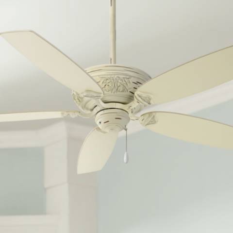 Minka Aire F759-PBL Classica Provencal Blanc 54" Ceiling Fan with Remote Control 