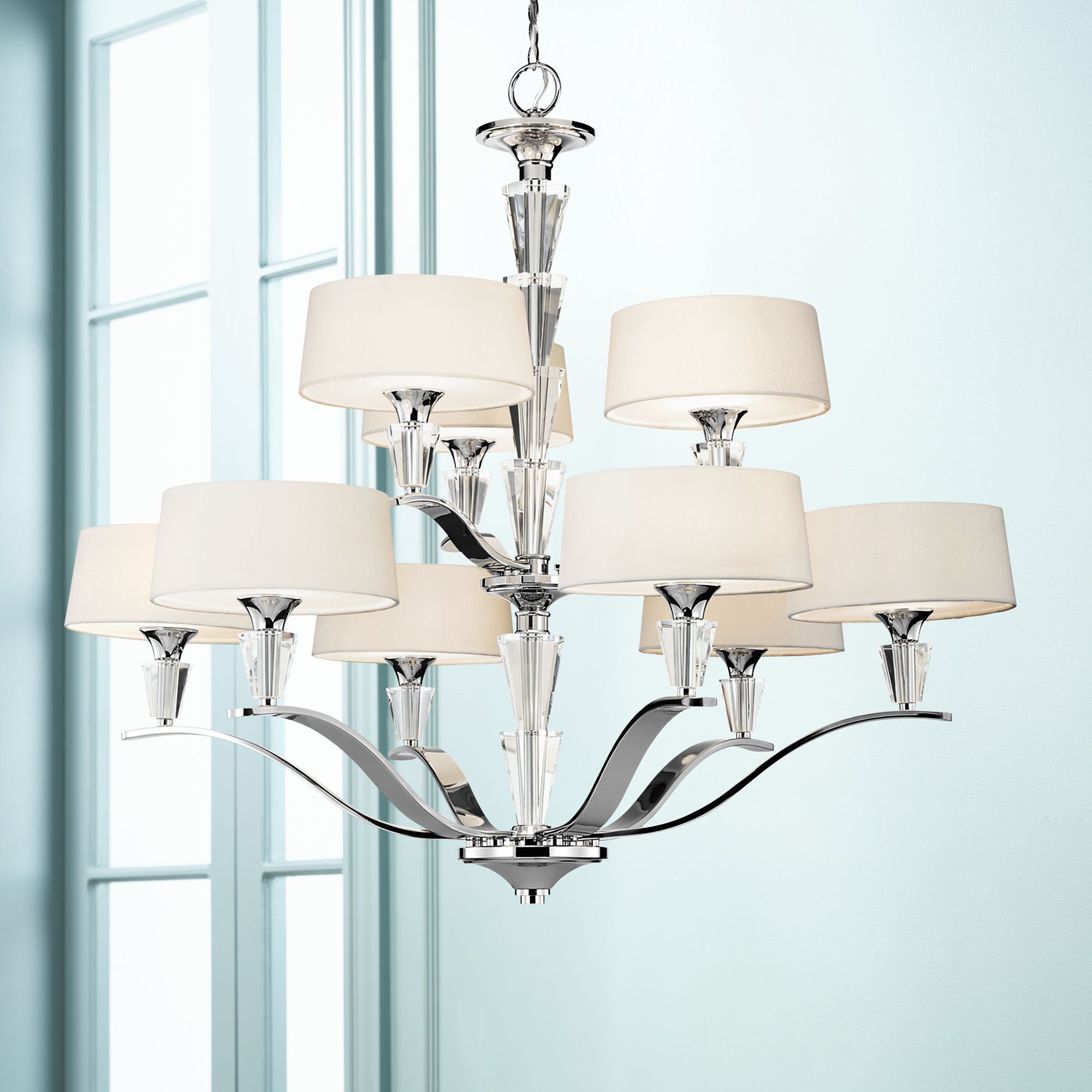 Crystal Persuasion 9-Light Chandelier