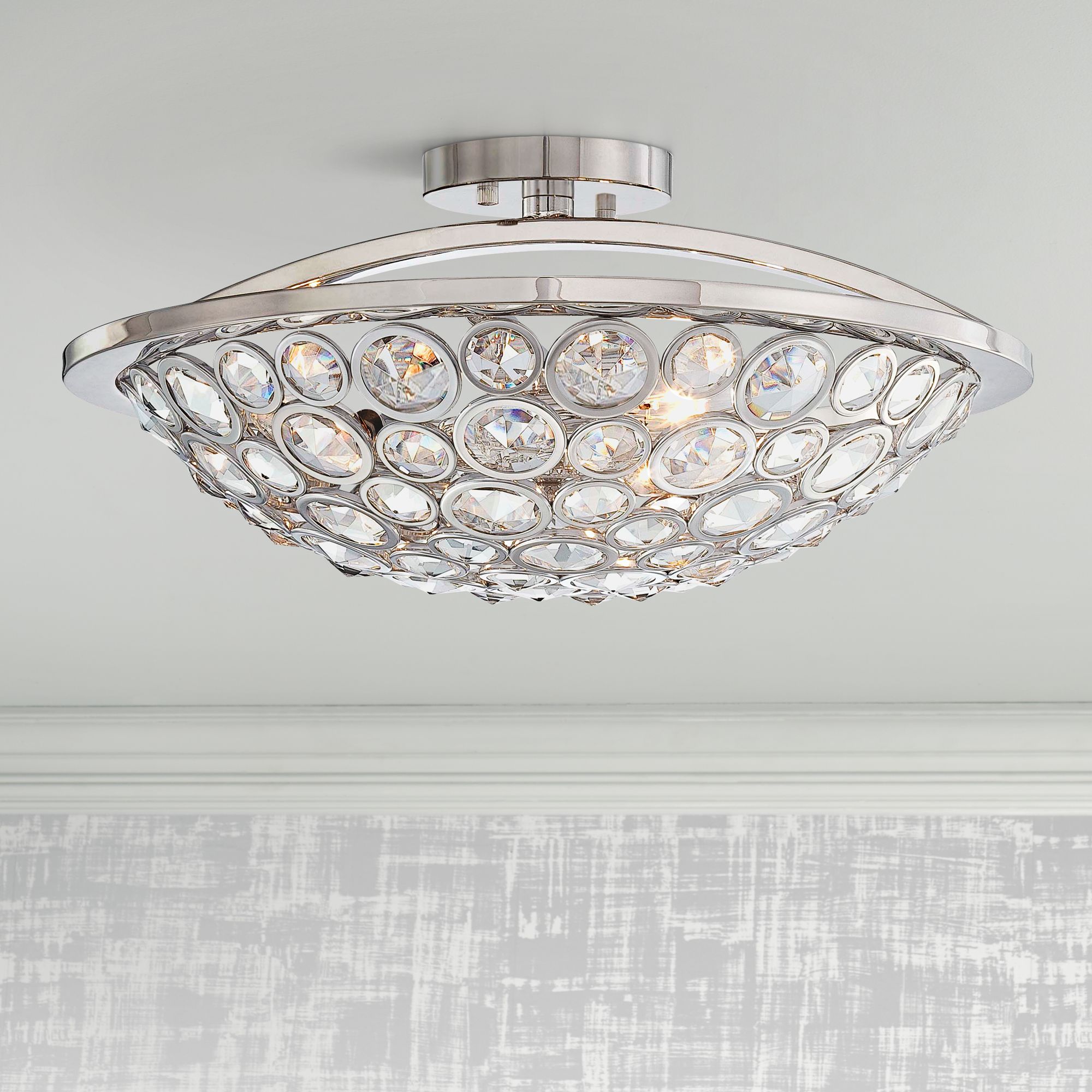 Metropolitan Magique 18" Wide Crystal Ceiling Light