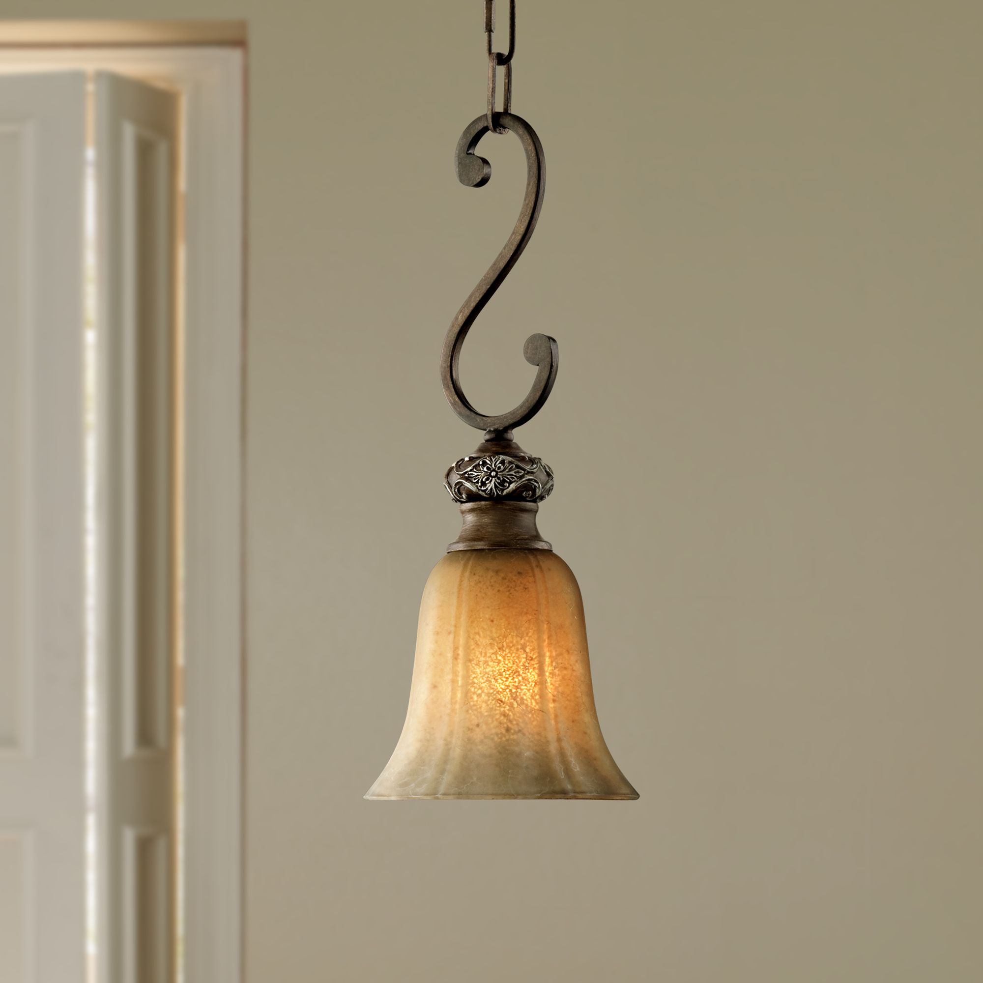 Kathy Ireland Sterling Estate Mini Pendant Light