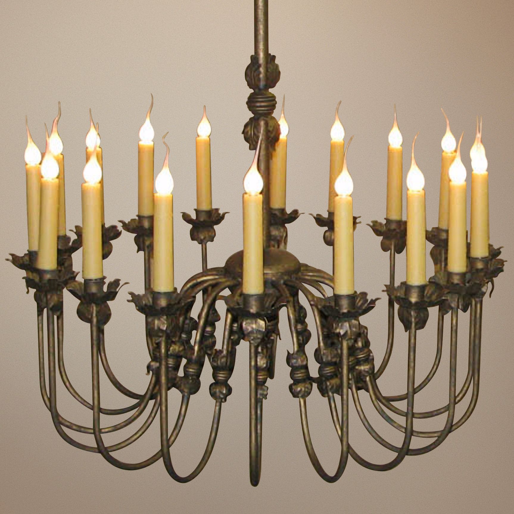Laura Lee Venus 18-Light Large 36" Wide Candle Chandelier