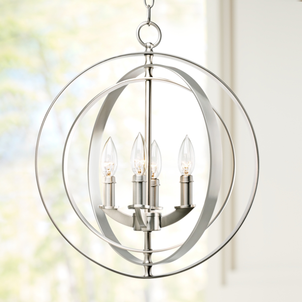Equinox Collection Silver 16" Wide Pendant Light   #R7947