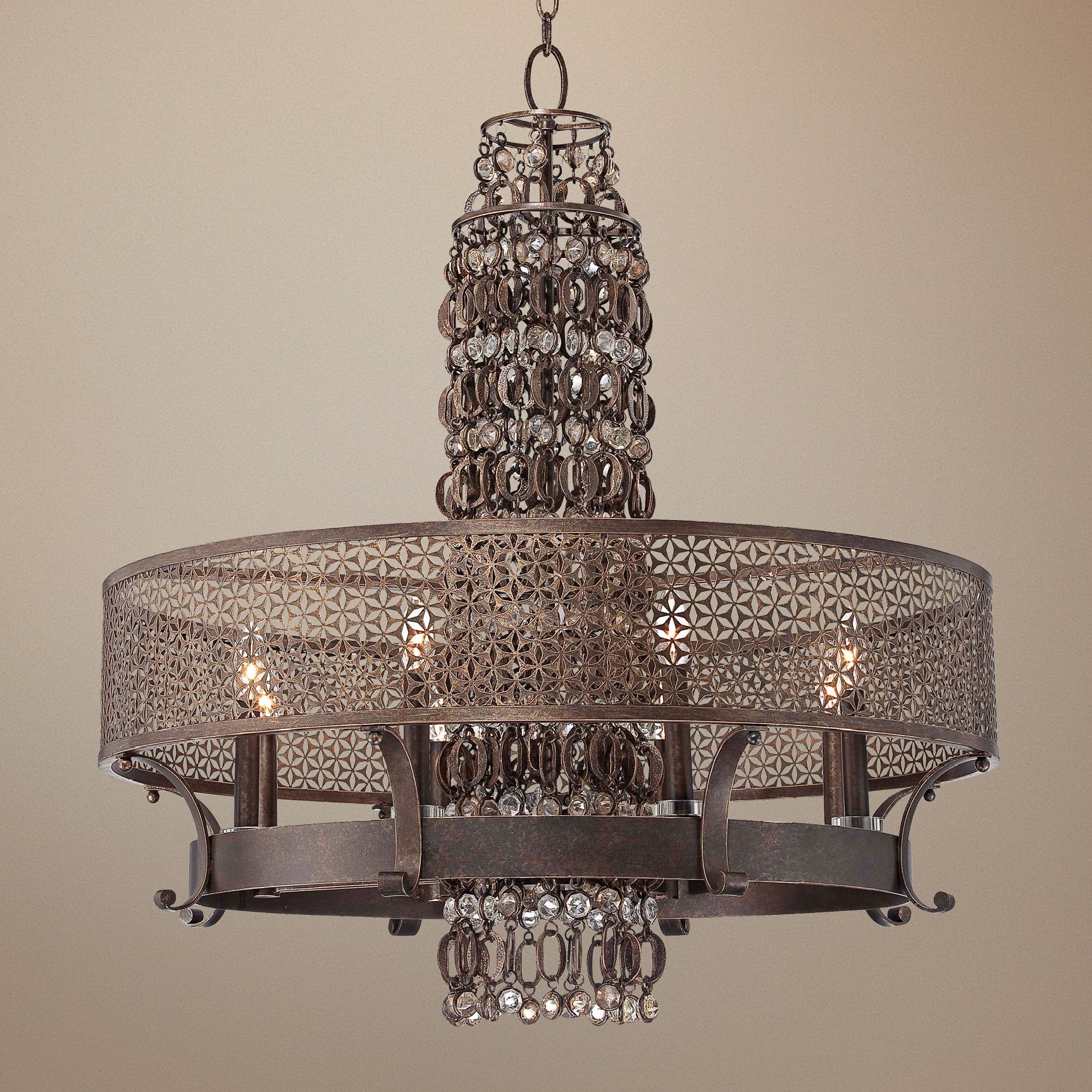 Metropolitan Ajourer Collection 32" Wide Chandelier