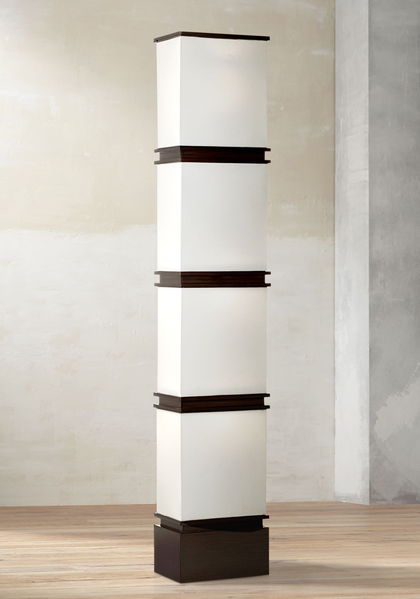 modern column floor lamp