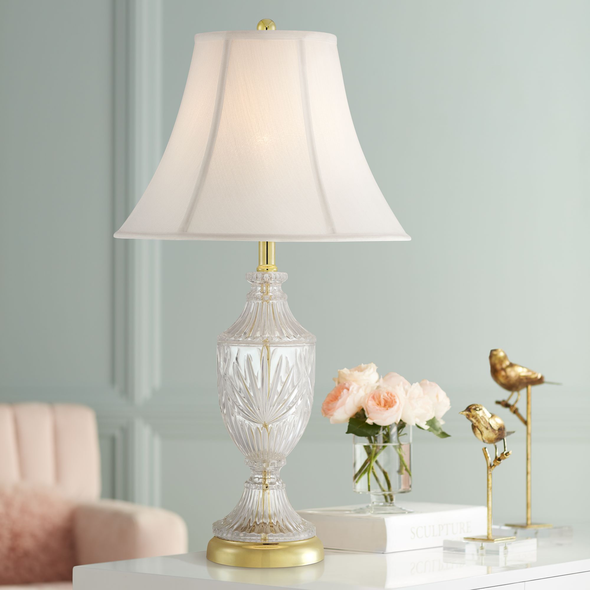cut glass table lamps