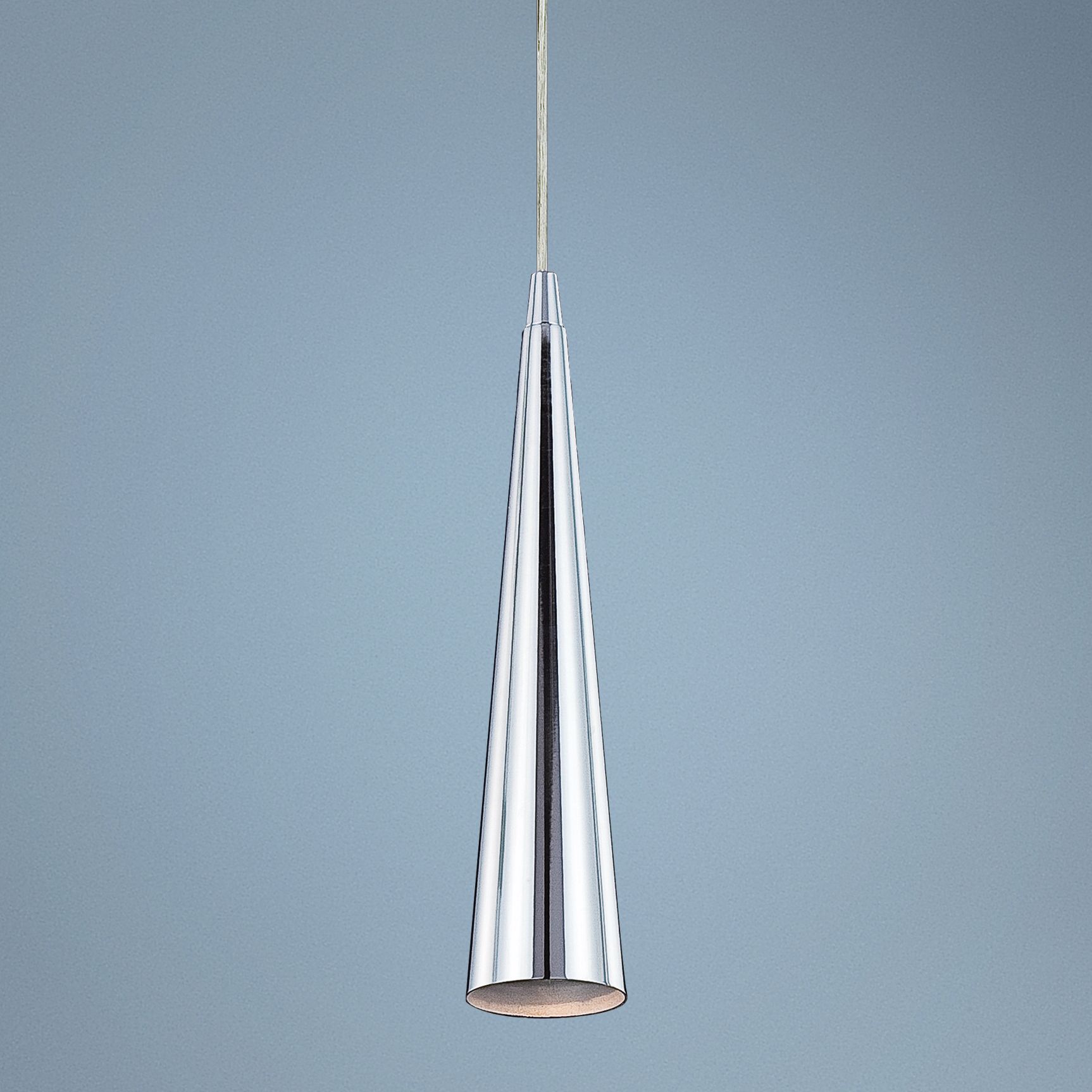 Sliver 12" High Chrome Mini Pendant Light